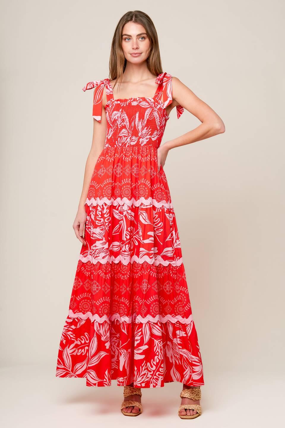 flying tomato maxi dress Flying Tomato BRIGHTER DAYS WOVEN MAXI DRESS – Woman's World Shop
