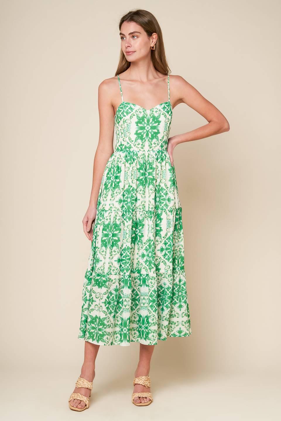 BEYOND ELEGANT WOVEN MIDI DRESS – Woman's World Shop
