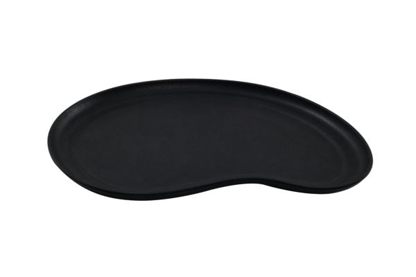 [ Set of 12 ] KAROLA black large plate 13.19" x 7.91"