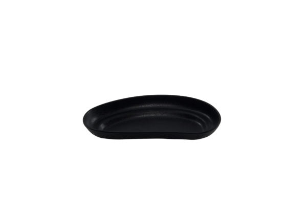 [ Set of 24 ] KAROLA black small tray 9.45 x 4.13 x 1.18 inches