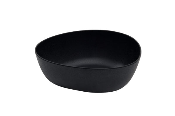 [ Set of 12 ] KAROLA black bowl 57.48 oz | 9.06 x 6.89 x 3.15 inches