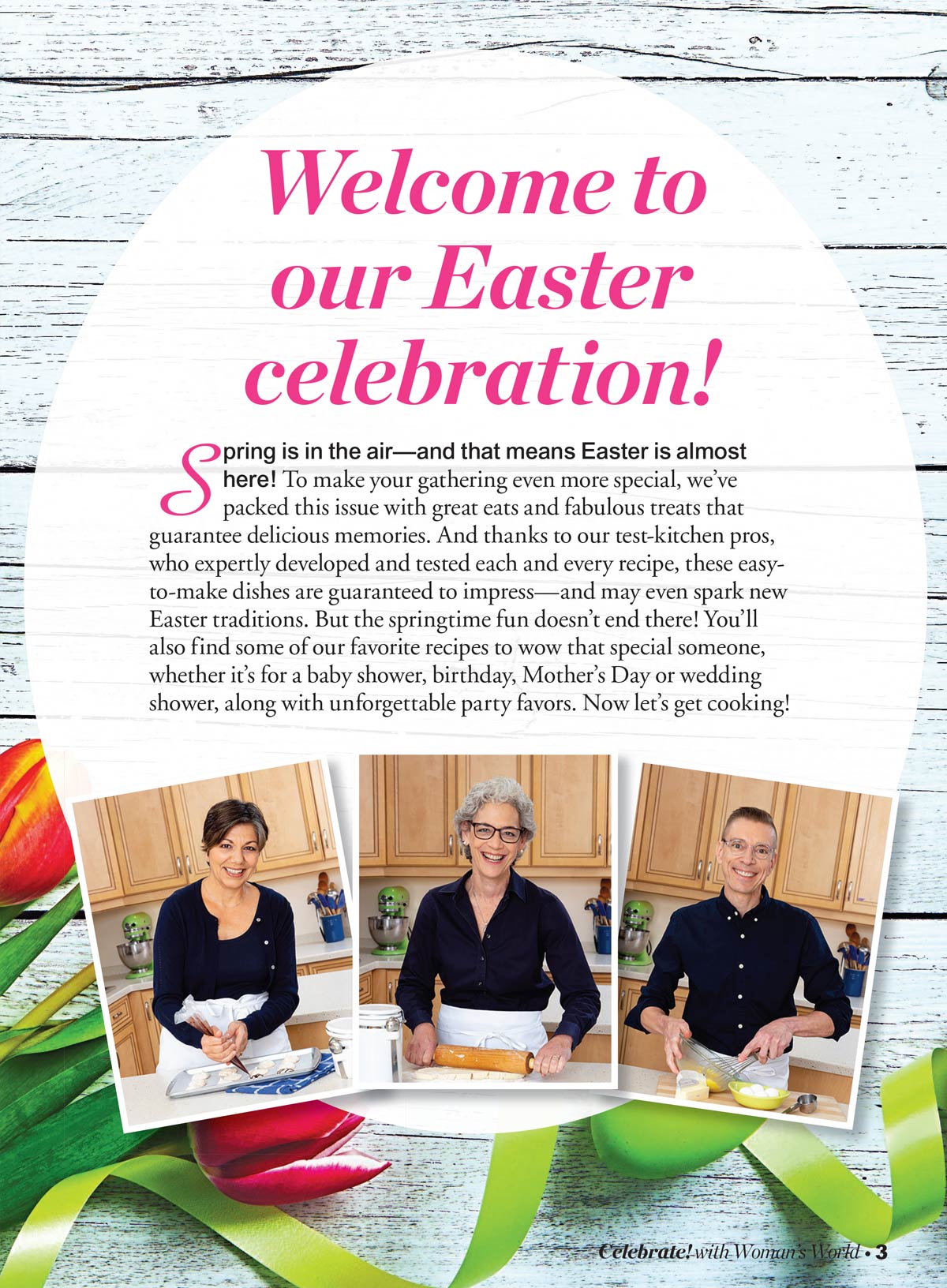 Celebrate With Woman's World - Easter 2025: 101 Delicious Recipes, Quick & Easy Dishes, New Traditions, Party Favors For Special Occasions & More!