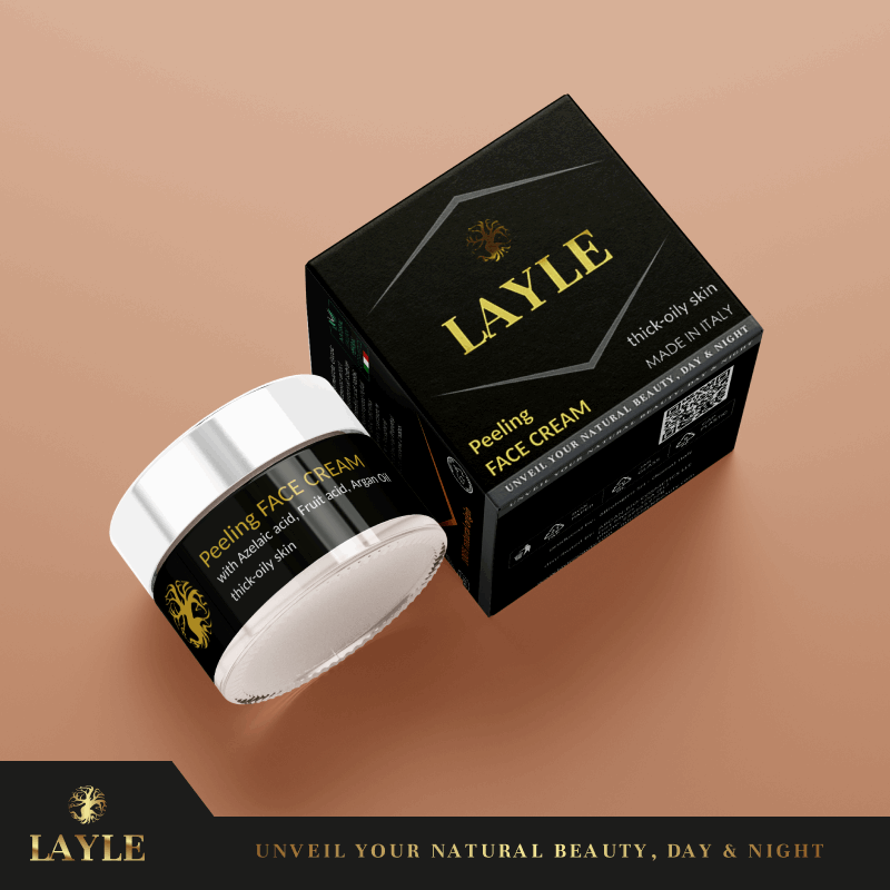 LAYLEBEAUTY Peeling Face Cream with Fruit Acids – Reveal a Radiant Glow