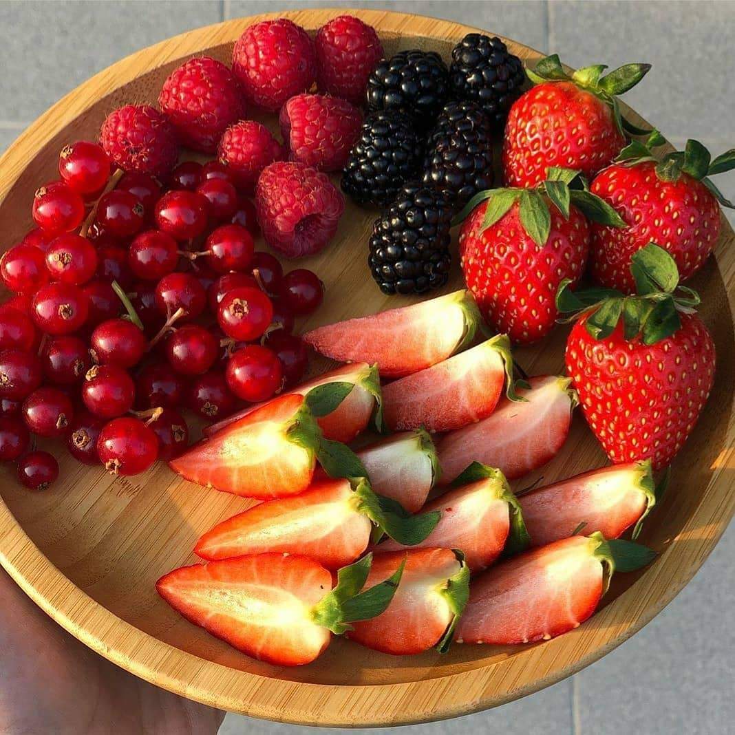 Set Of 6 Bamboo Round Plate 7" inch | For Appetizers / Barbecue