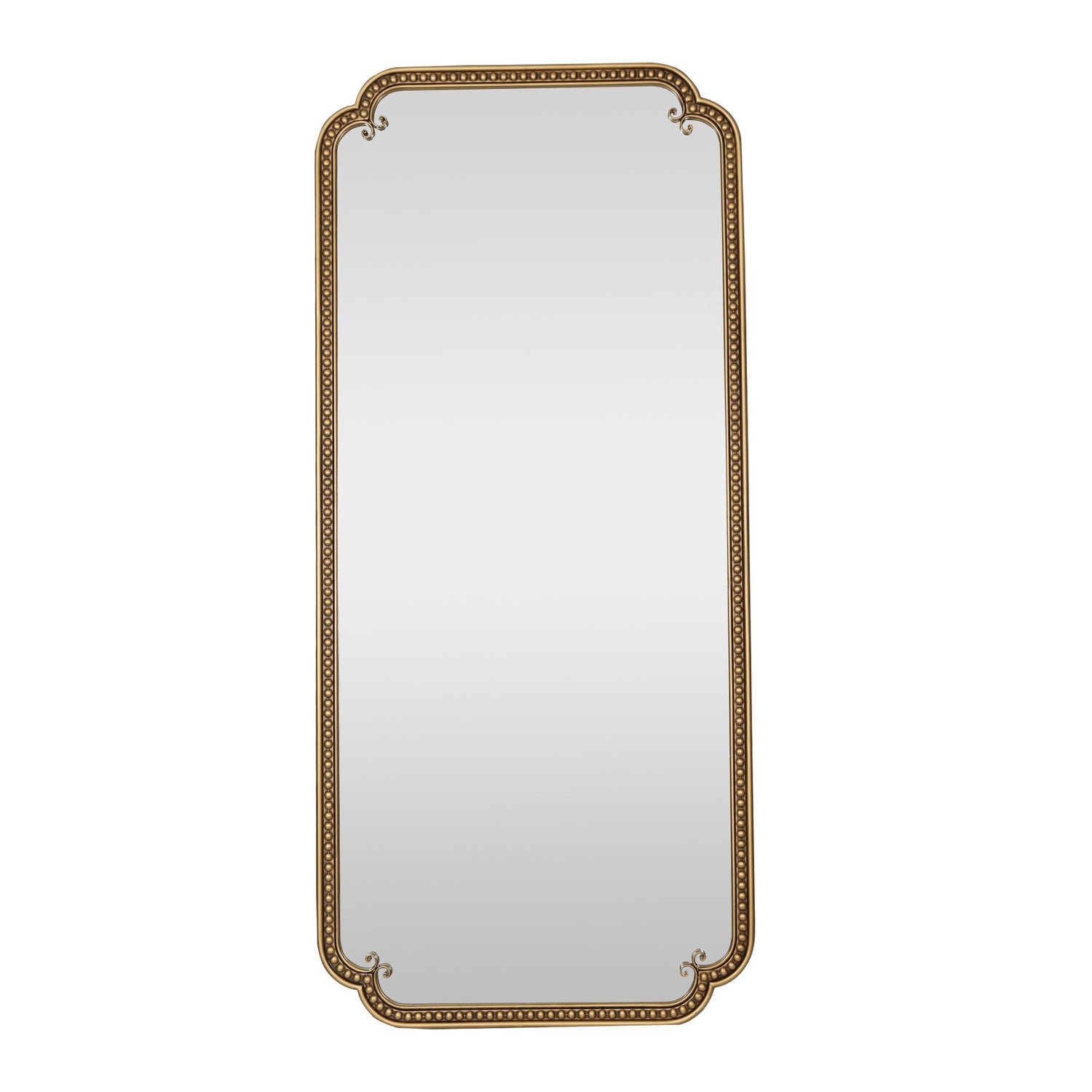 Full Length Mirror With Stand, Floor Standing Dressing For Bedroom - Antique Gold