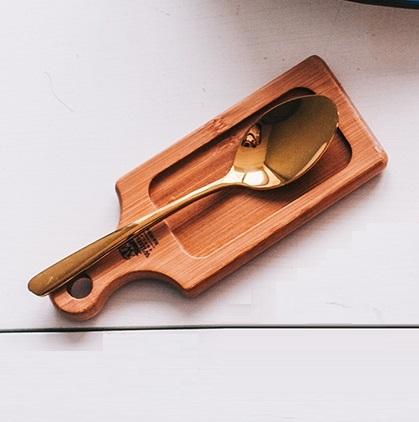 Set Of 10 Bamboo Tray 6.25" inch X 2.5" inch |For Appetizers