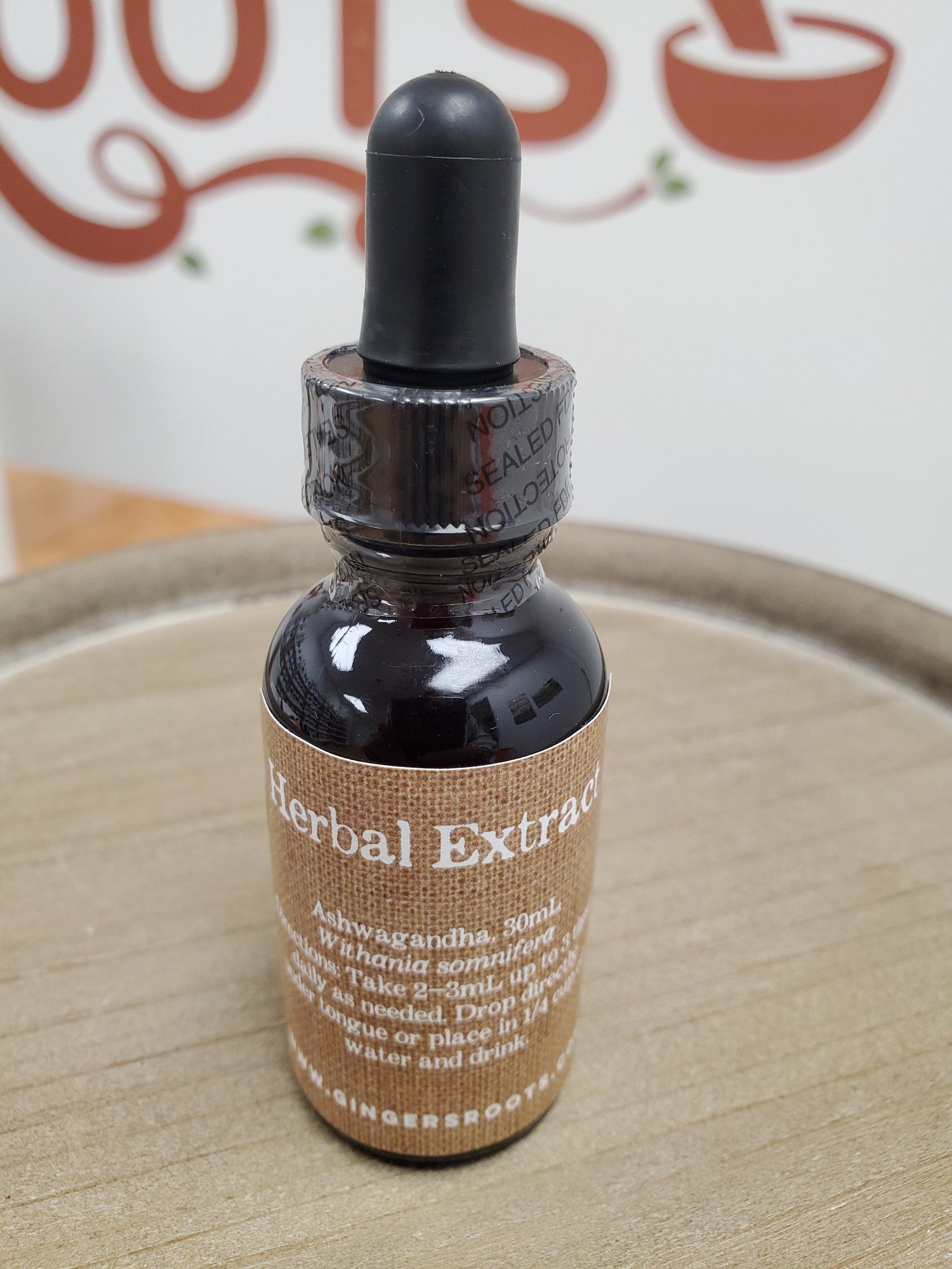 Ginger's Roots Ashwagandha Root Liquid Extract, 30ml