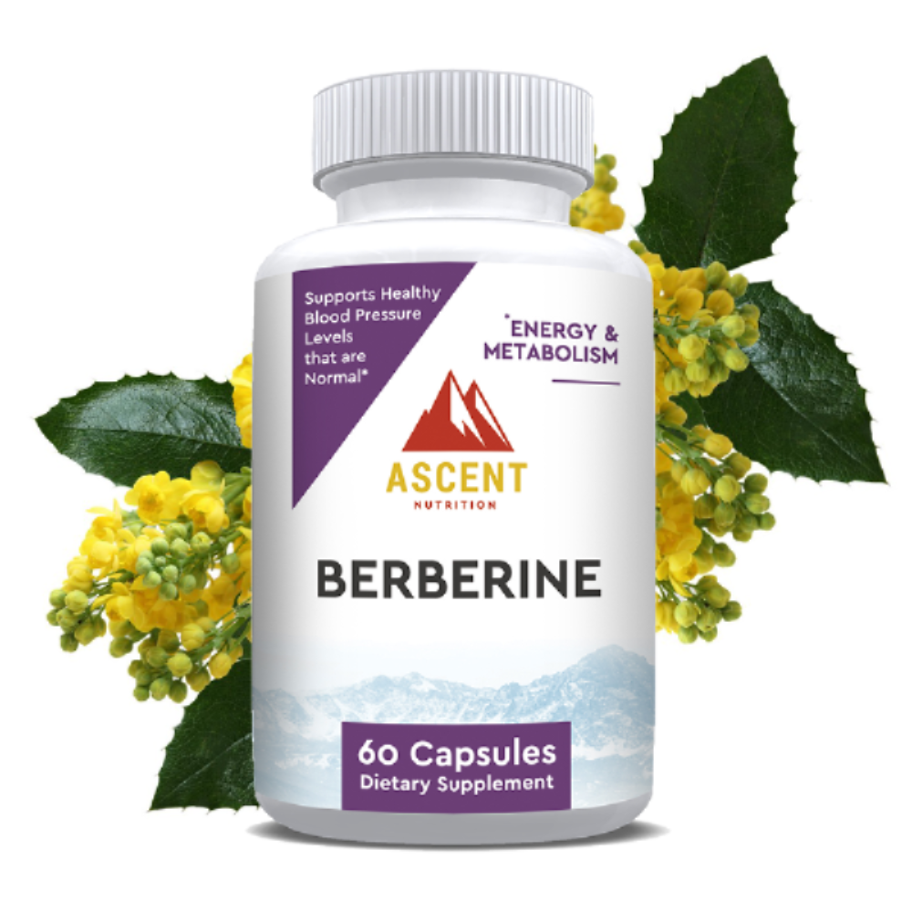 Ascent Nutrition Berberine Complex, 60 Capsules, 1000 mg