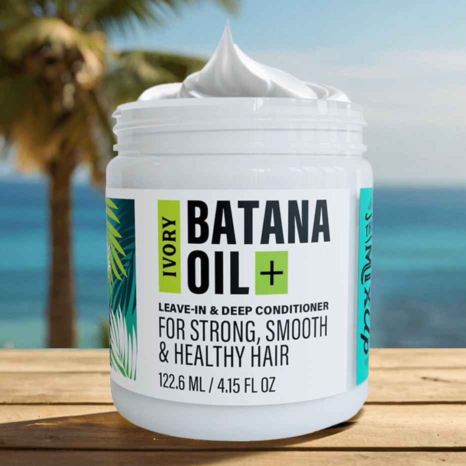 Hotana Ivory Batana Oil Leave-In & Deep Conditioning Hair Mask 4 oz