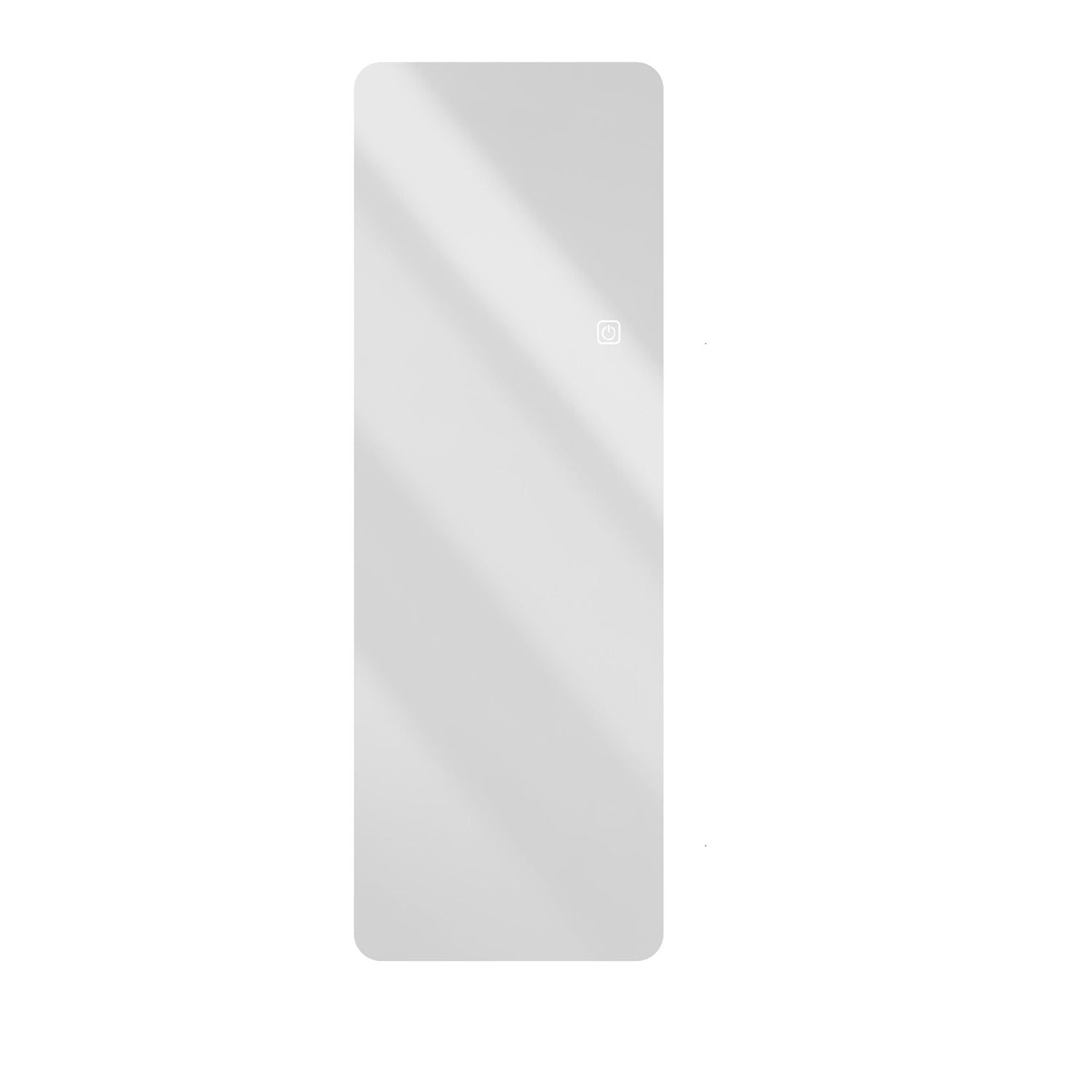 Full Body Round Corner Mirror For Living Room Bedroom Cloakroom High Quality 5Mm Explosion Proof Glass - Silver / Clear