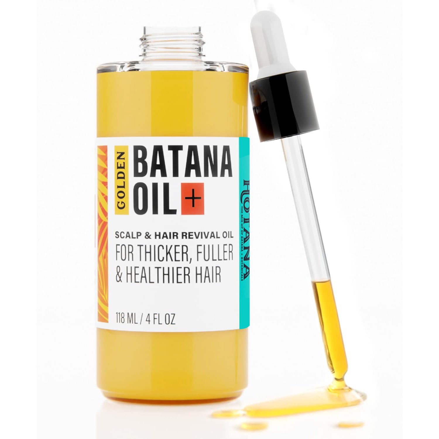Hotana Golden Batana Oil + Scalp & Hair Revival Oil 4 oz
