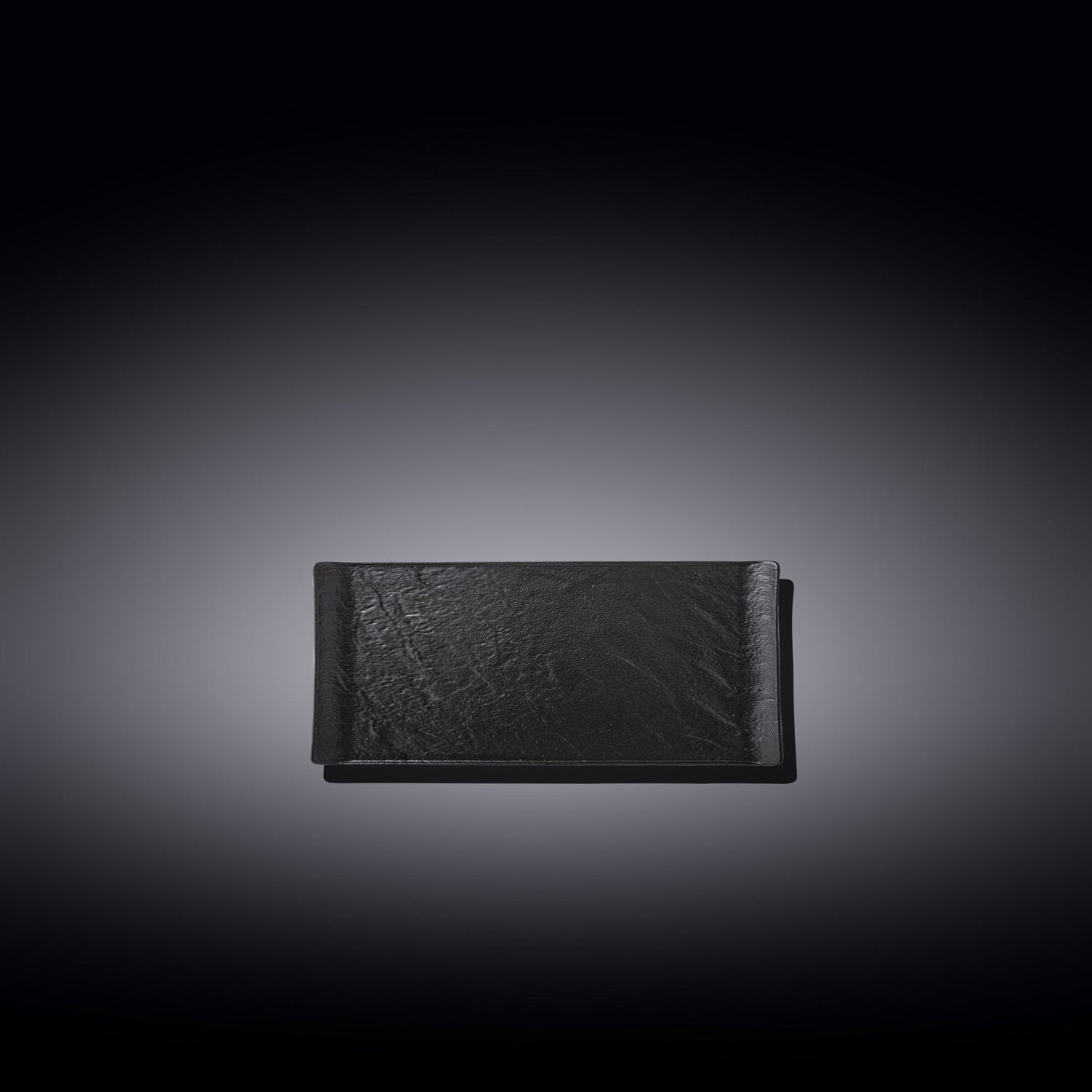 Black Porcelain Slate look Rectangular Dish 6" inch X 3" inch