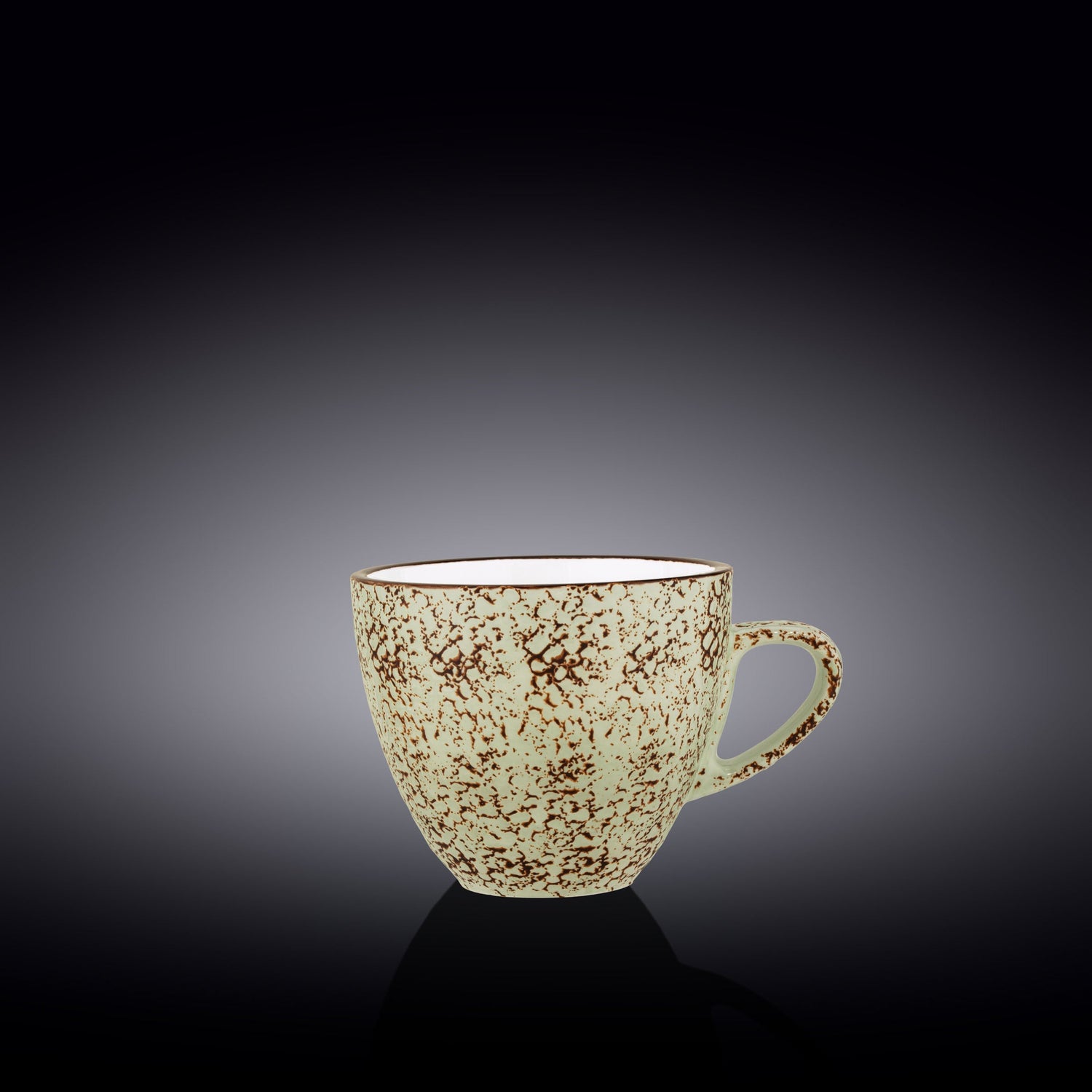 Set Of 6 Pale Green / PistachioPorcelain Tea Cup 10 FL OZ | 300 ML