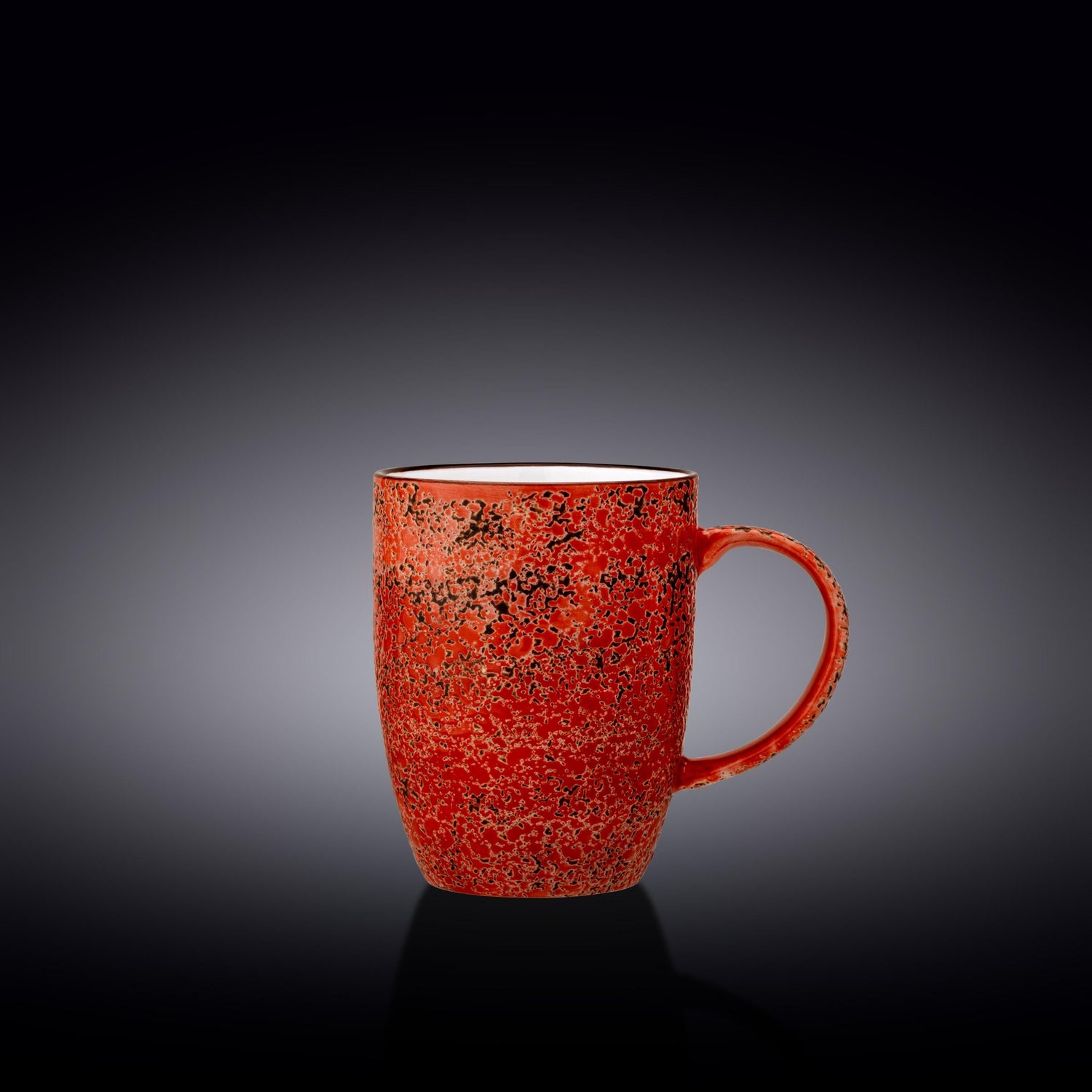 Set Of 6 Red Porcelain Mug 16 Fl Oz | 460 Ml