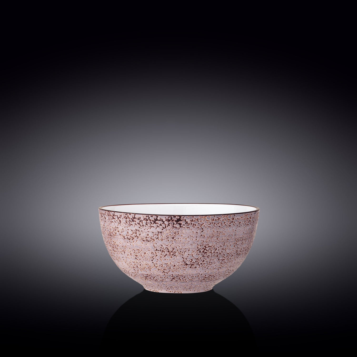Set Of 3 Violet / Lavender Porcelain Bowl 6.5" inch | 34 Fl Oz |