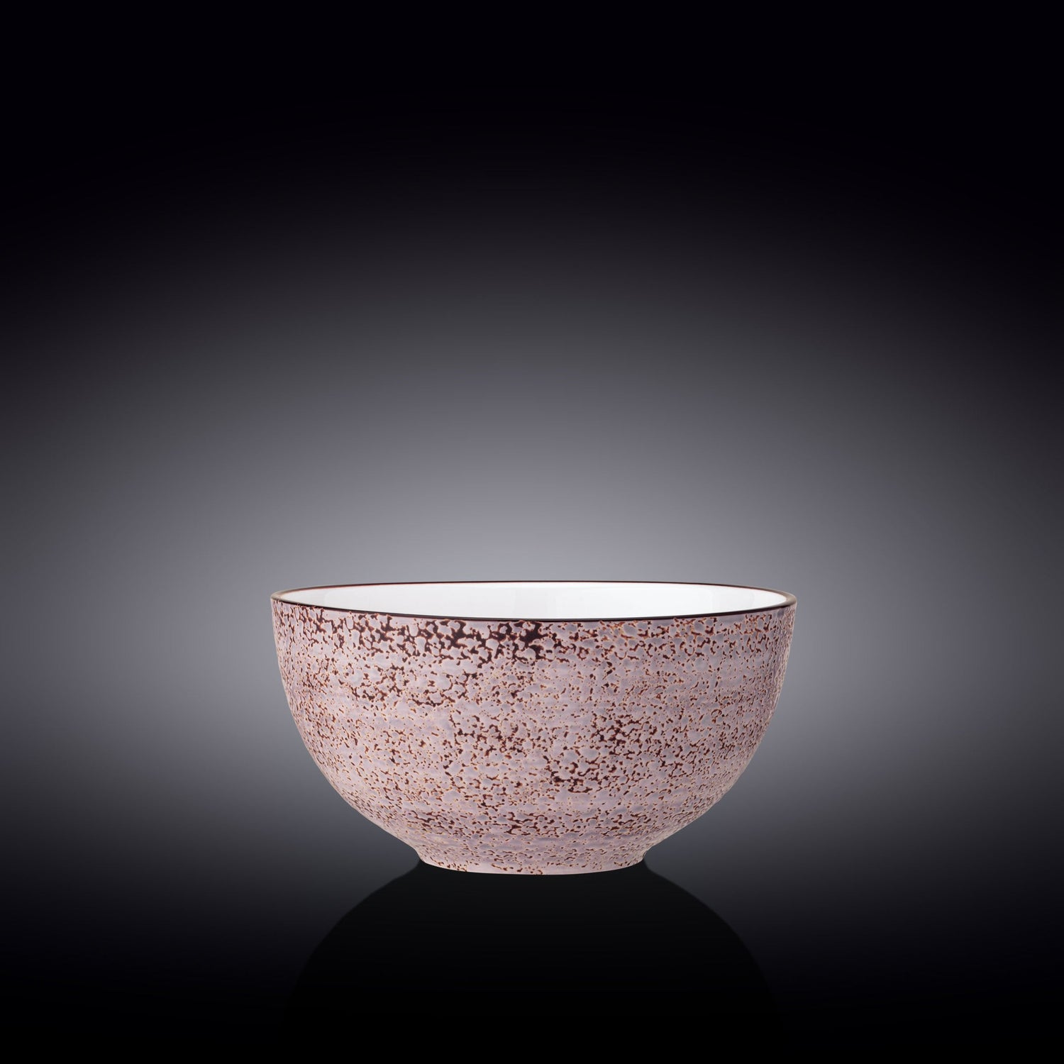 Set Of 3 Violet / Lavender Porcelain Deep Bowl 7.5" inch | 57 Fl Oz |
