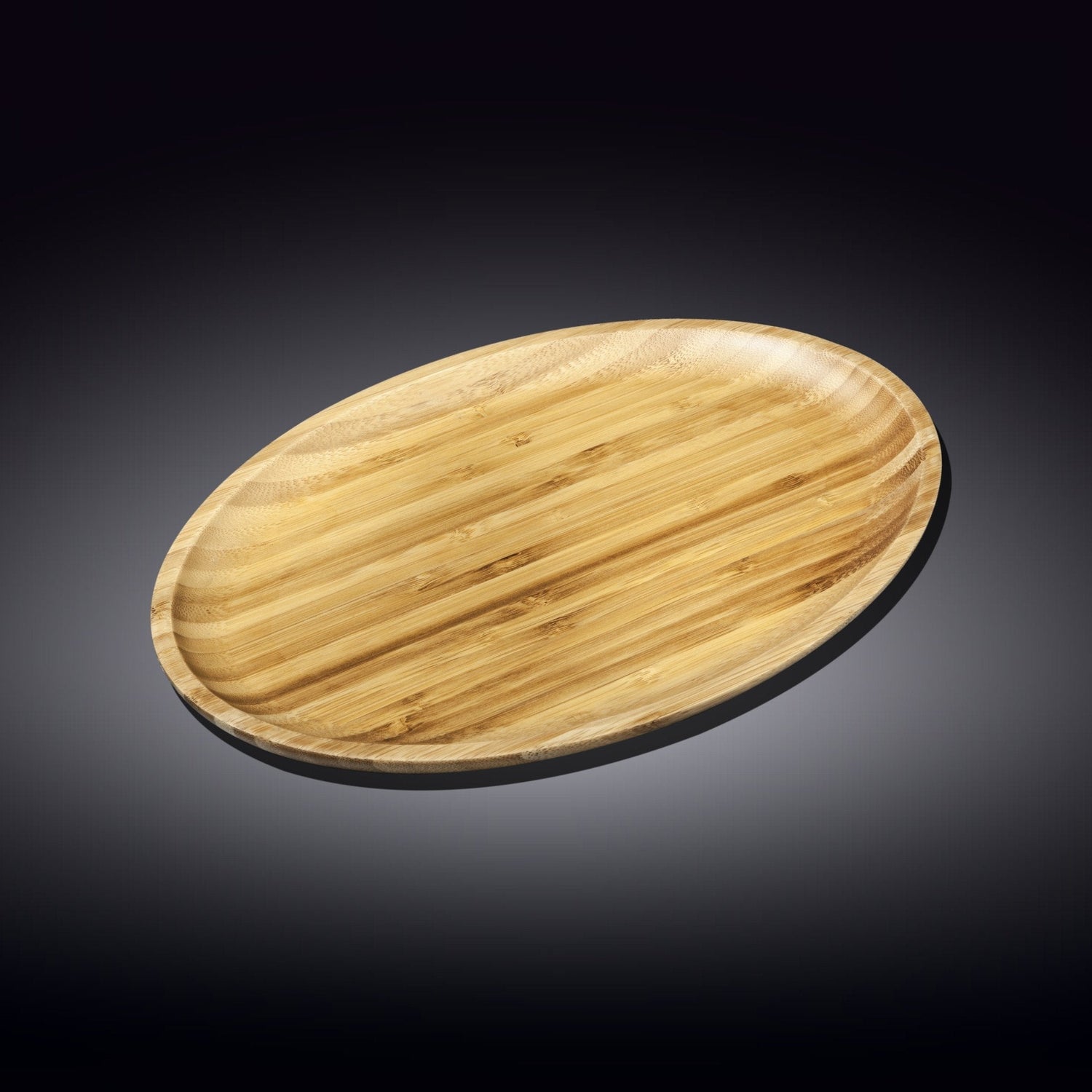 Set Of 3 Bamboo Oval Platter 12" inch X 8" inch |For Appetizers / Barbecue / Burger Sliders