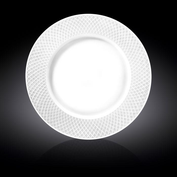 Set Of 3 White Round Plate / Platter 12" inch | 30.5 Cm