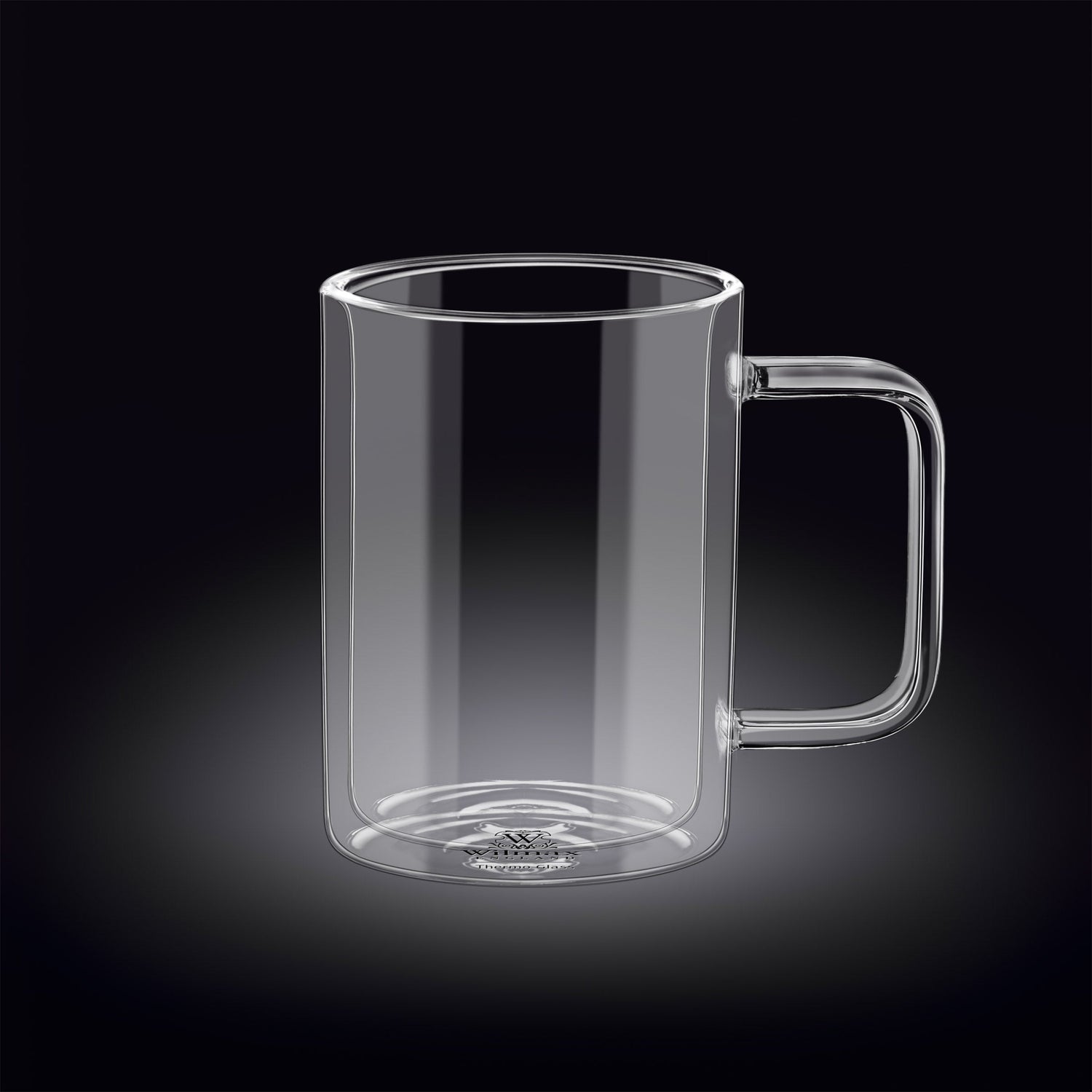 Double walled Thermo Glass Mug 20 Oz | High temperature and shock resistant WL-888765/A