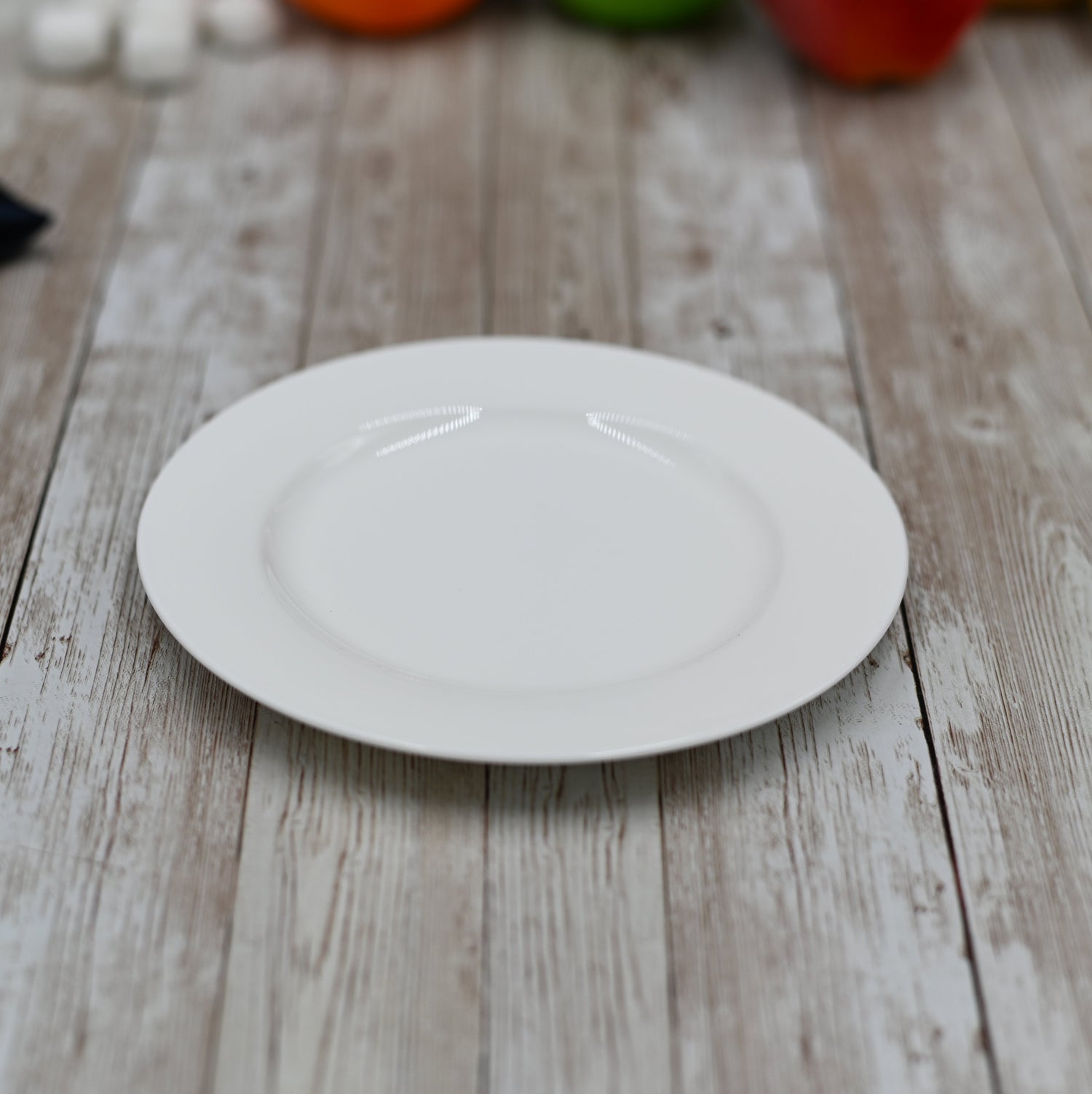 Set Of 12 White Bread Plate 6" inch | 15 Cm