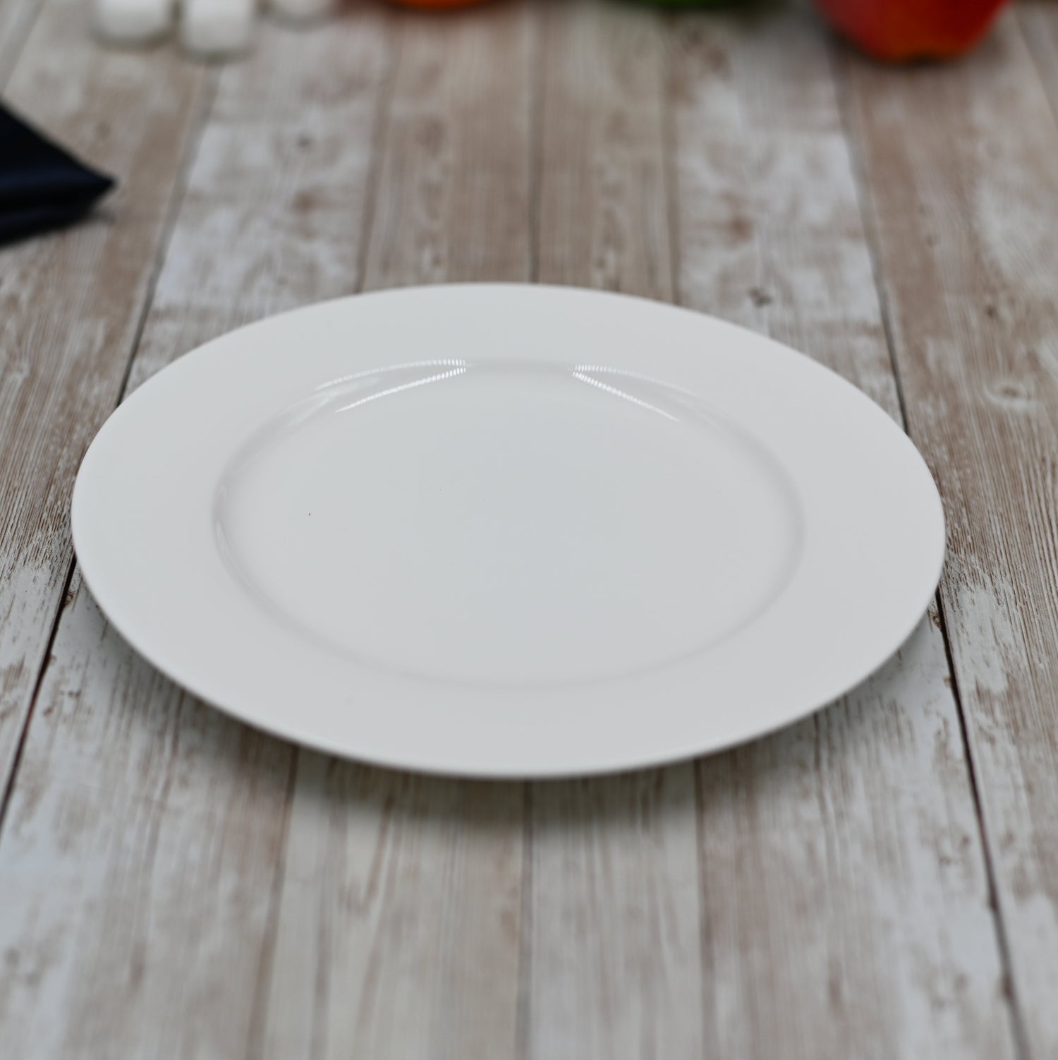 Set Of 12 White Dessert Plate 7" inch | 18 Cm