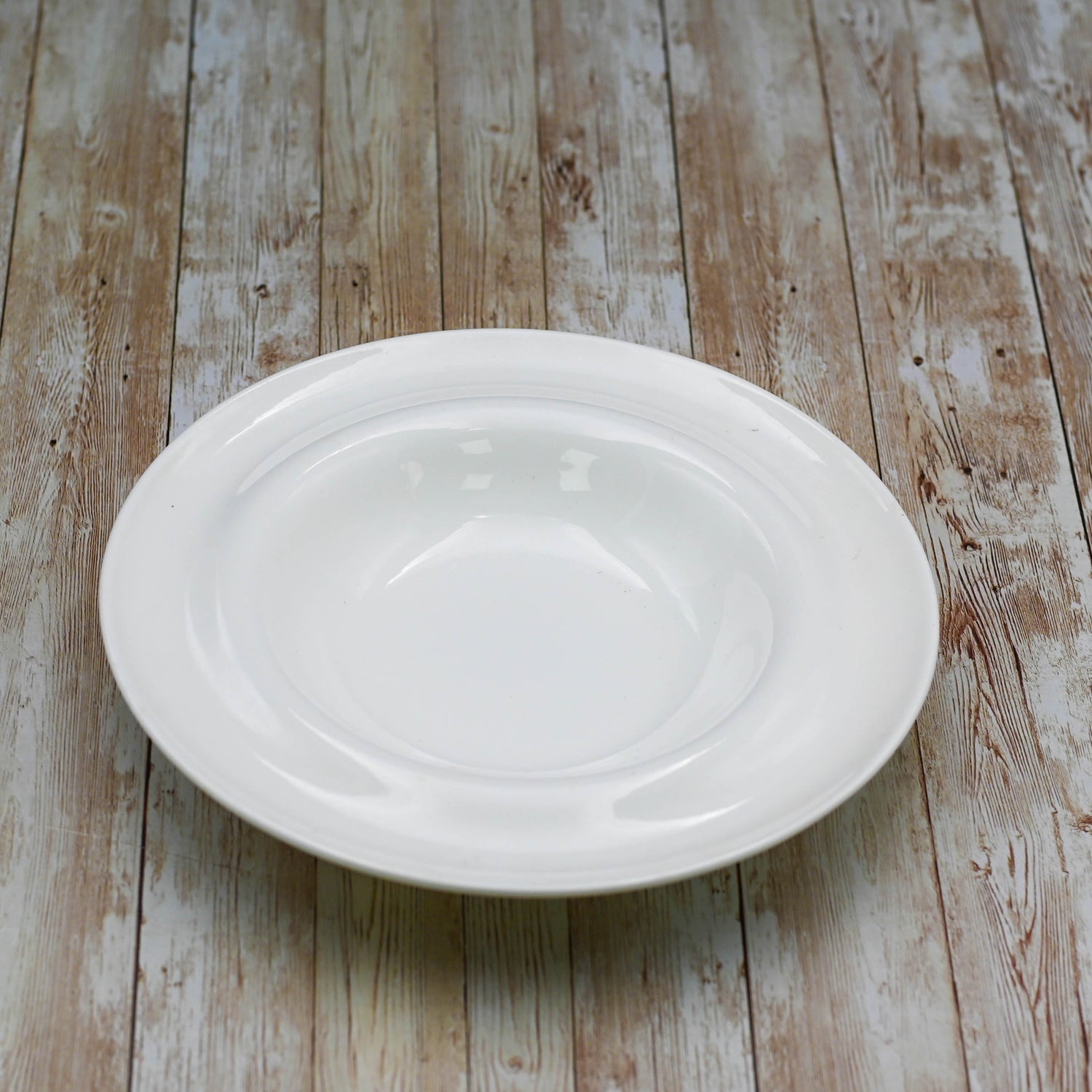 Set Of 3 White Deep Soup Plate 9" inch | 10 Fl Oz |
