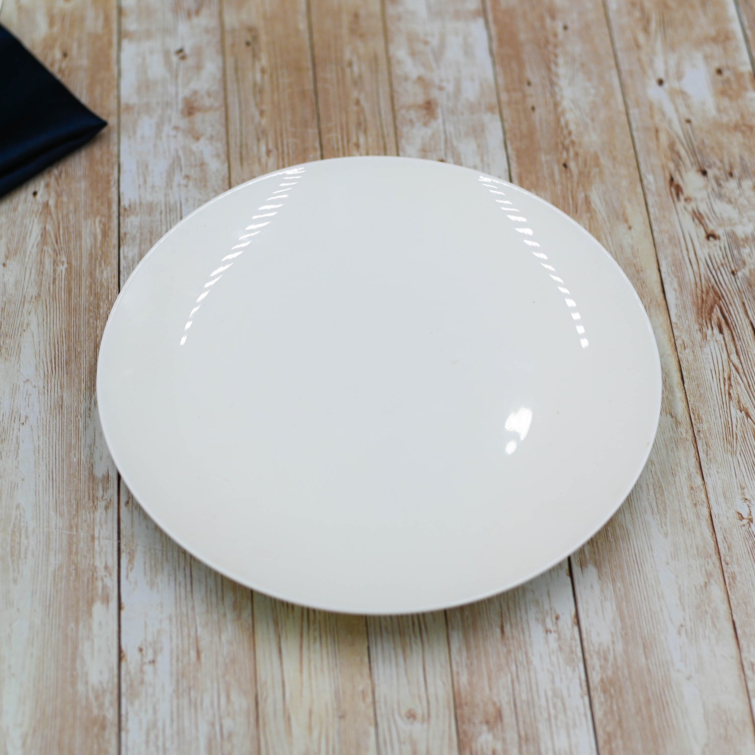 Set Of 3 White Round Deep Plate 9" inch | 23 Cm