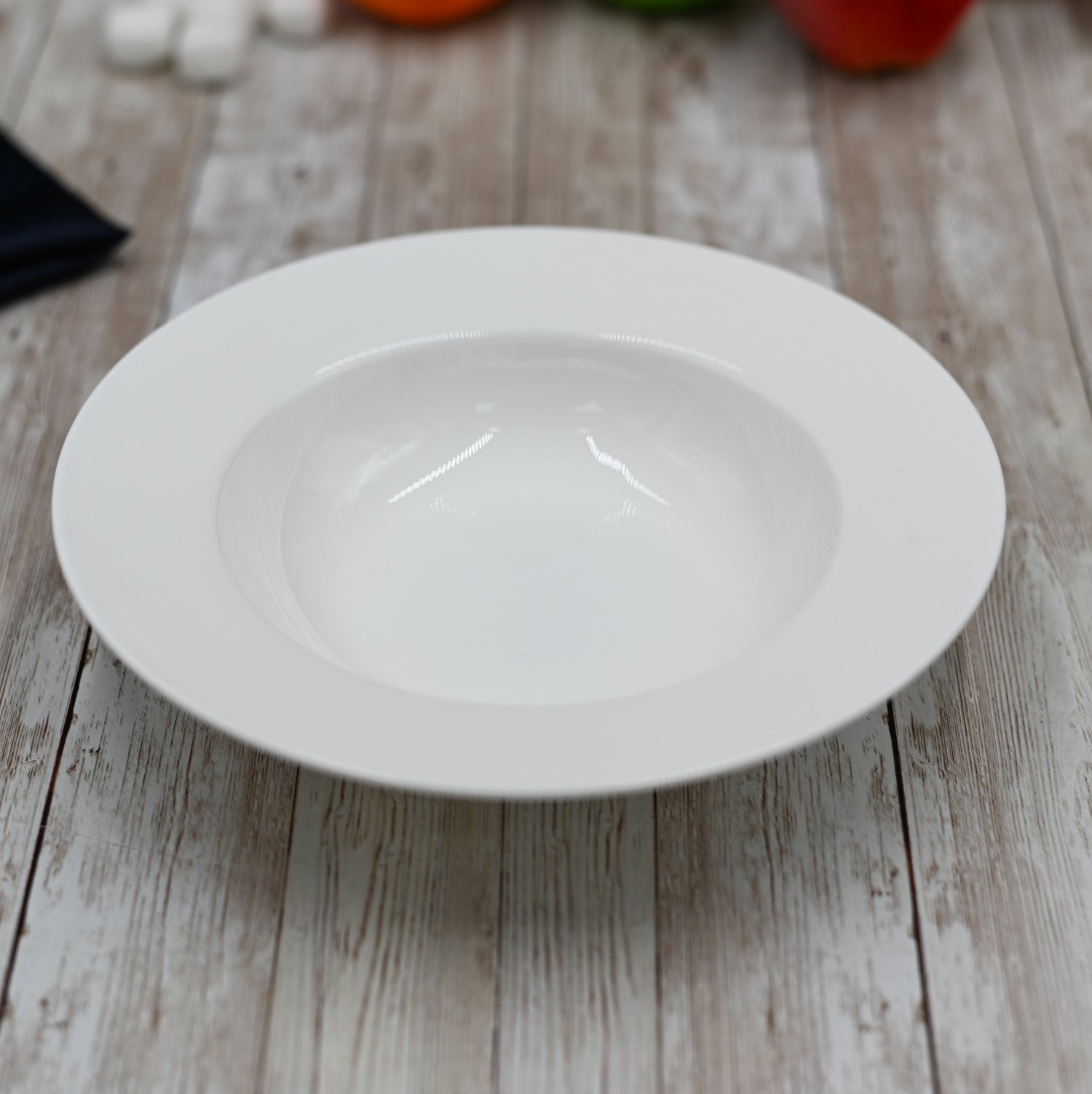 Set Of 6 White Deep Plate 8" inch | 20 Cm 11 Oz | 325 Ml