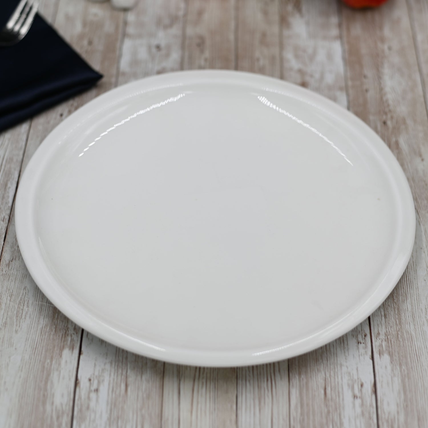 Set Of 3 White Dinner Plate 10.5" inch | 27 Cm