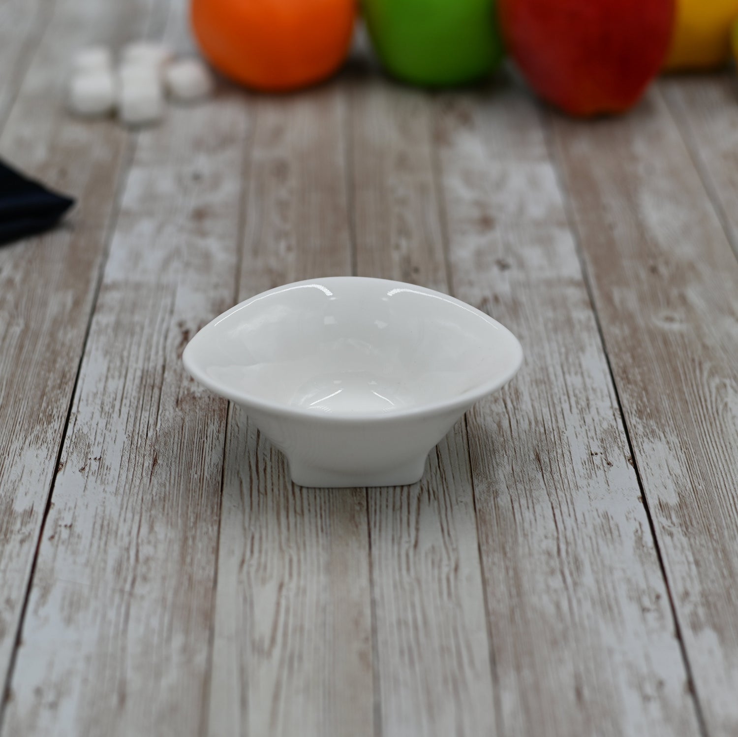 Set Of 6 White Dish 4" inch | 10 Cm
