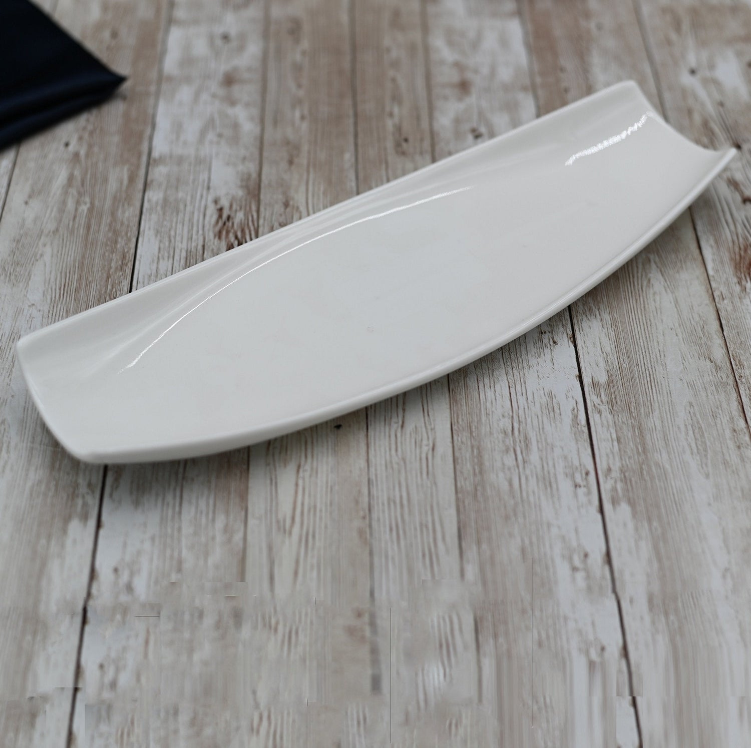Set Of 6 White Celery Tray / Dish 12" inch X 4" inch | 30 X 10 Cm