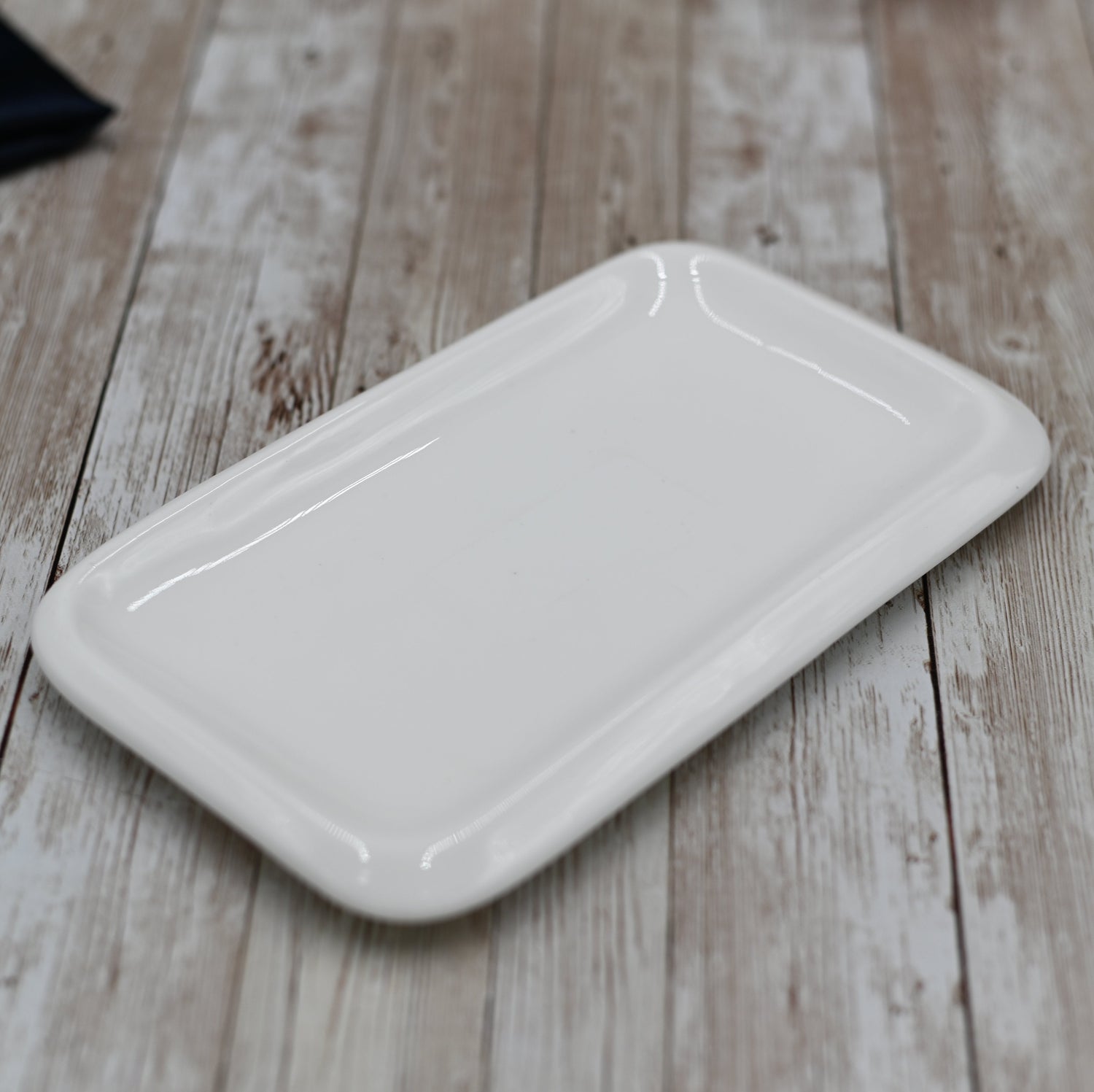 White Rectangle Dish 8" inch X 4.5" inch | 20 X 12 Cm