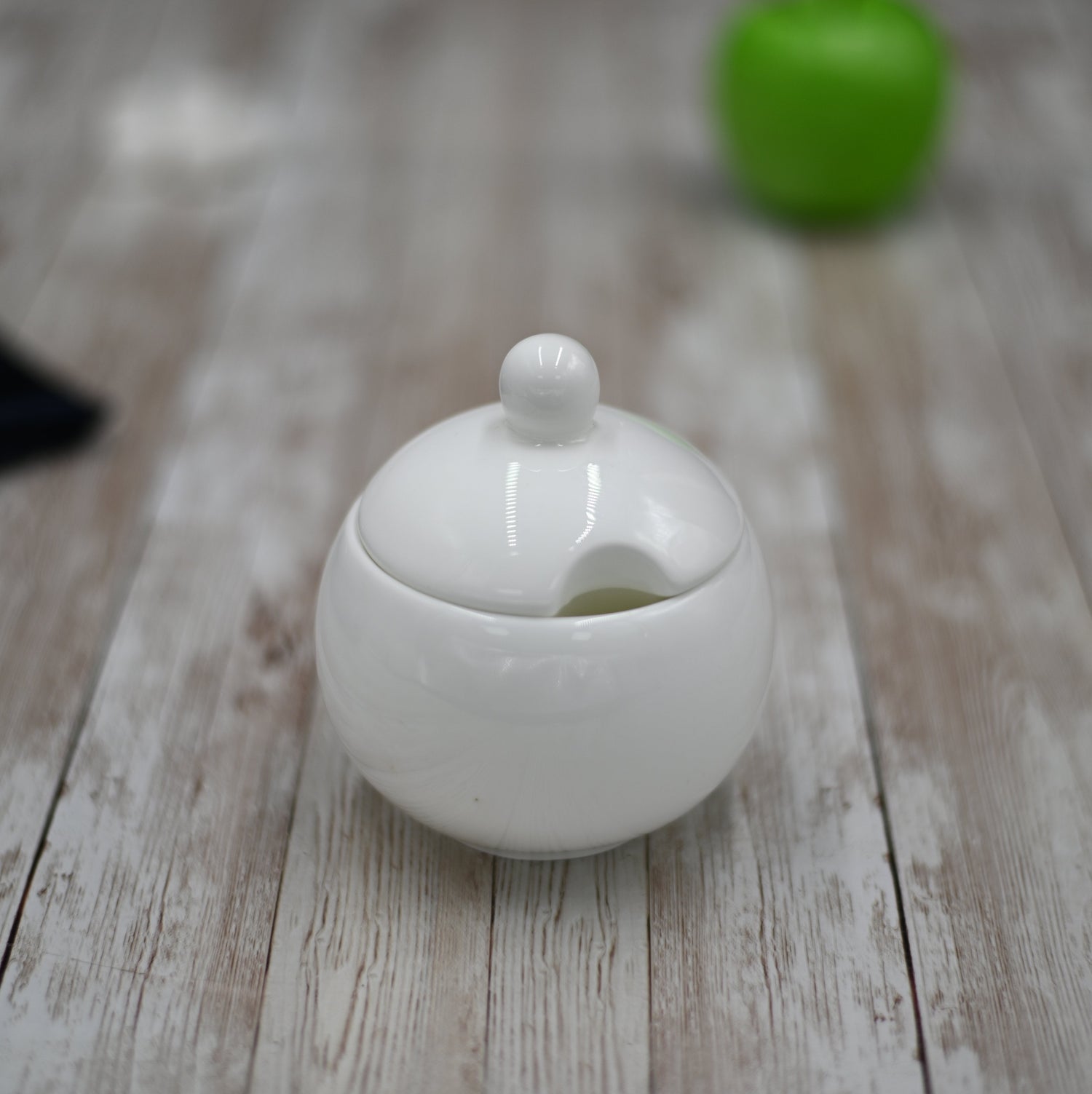 Set Of 6 White Sugar Bowl 11 Oz | 325 Ml