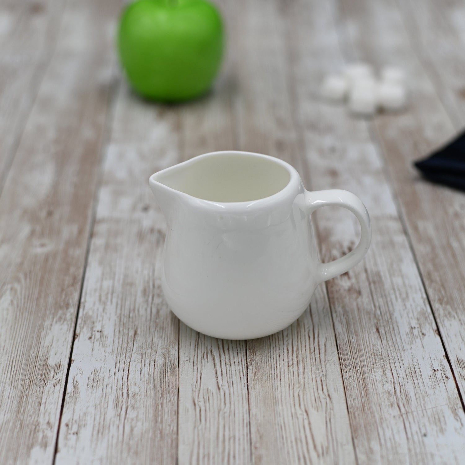 Set Of 6 White Creamer 7 Oz | 200 Ml