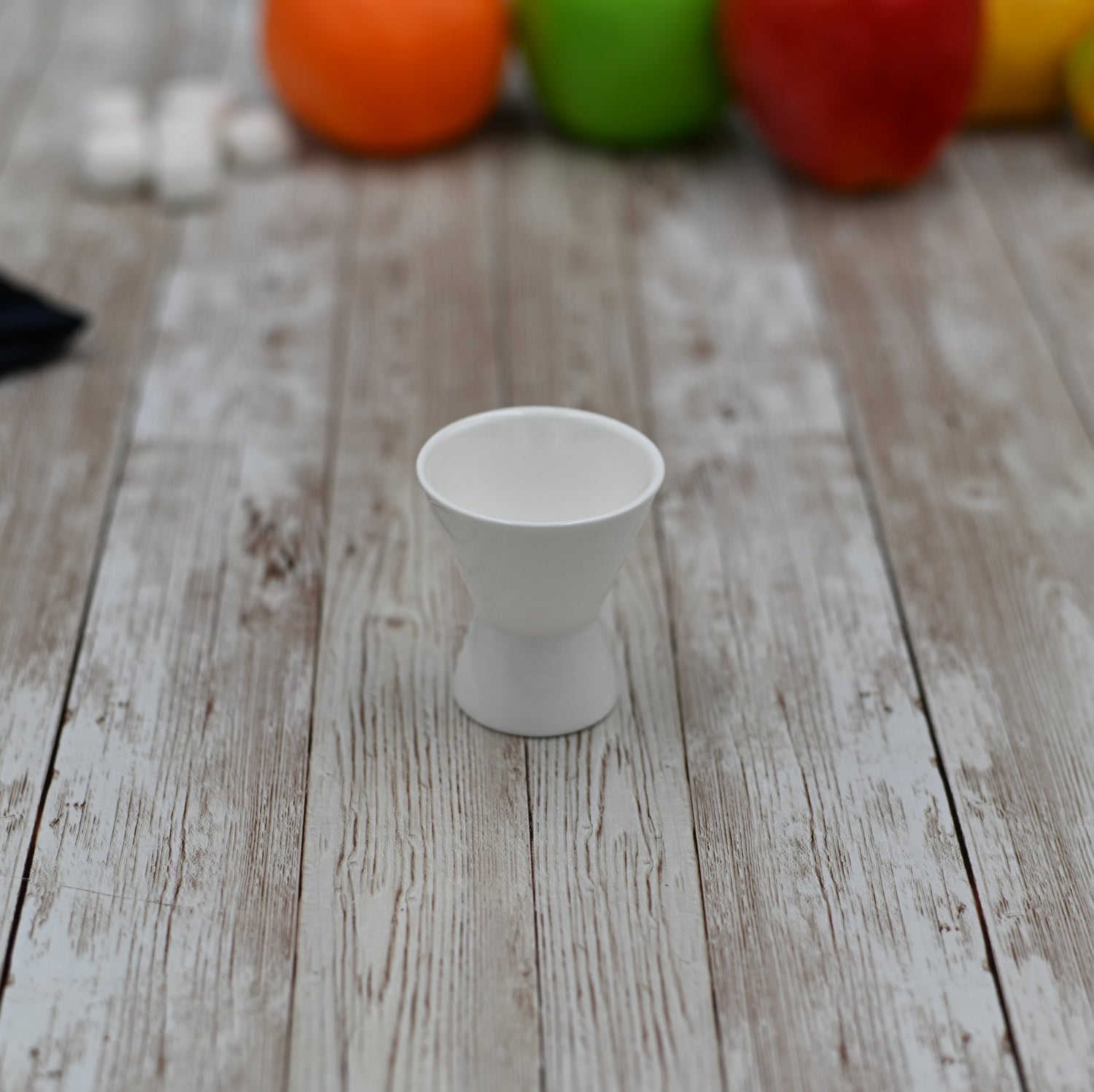 Set Of 12 White Egg Cup 1.75" inch X 2" inch | 4.5 X 5.5 Cm