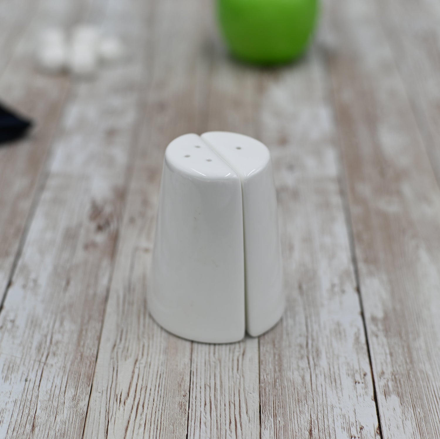 White Salt & Pepper Set