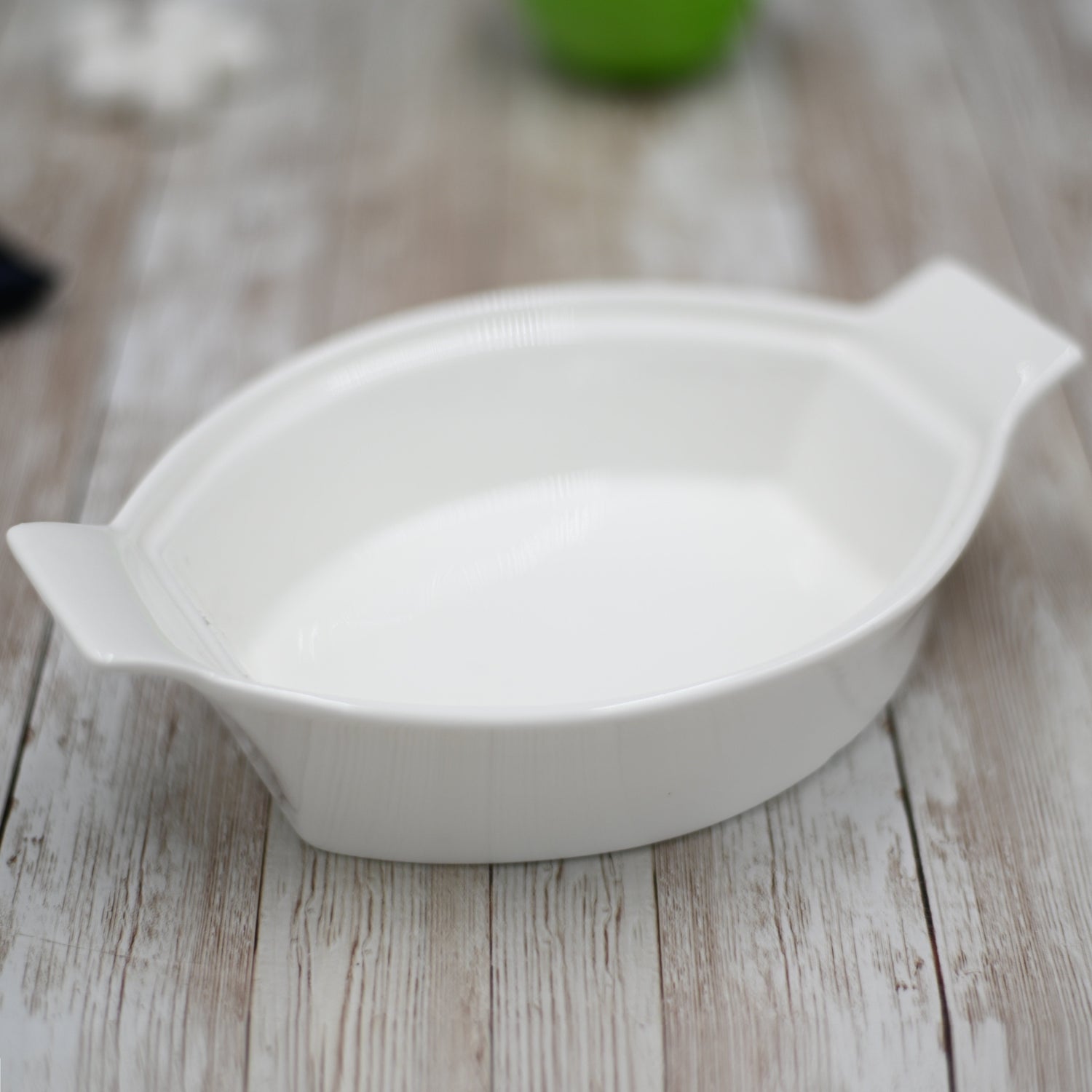 White Oval Casserole Baking Dish 8.5" inch | 22 Cm
