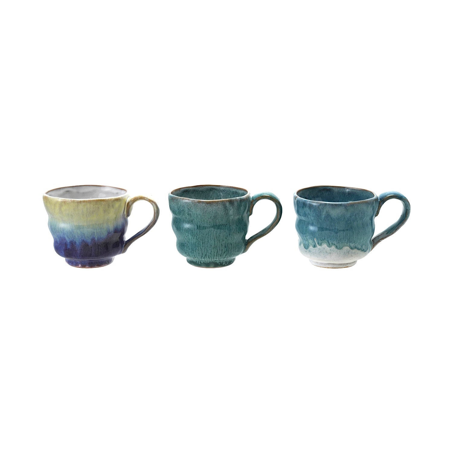 Rust and Cinder Wavy Coffee Mug