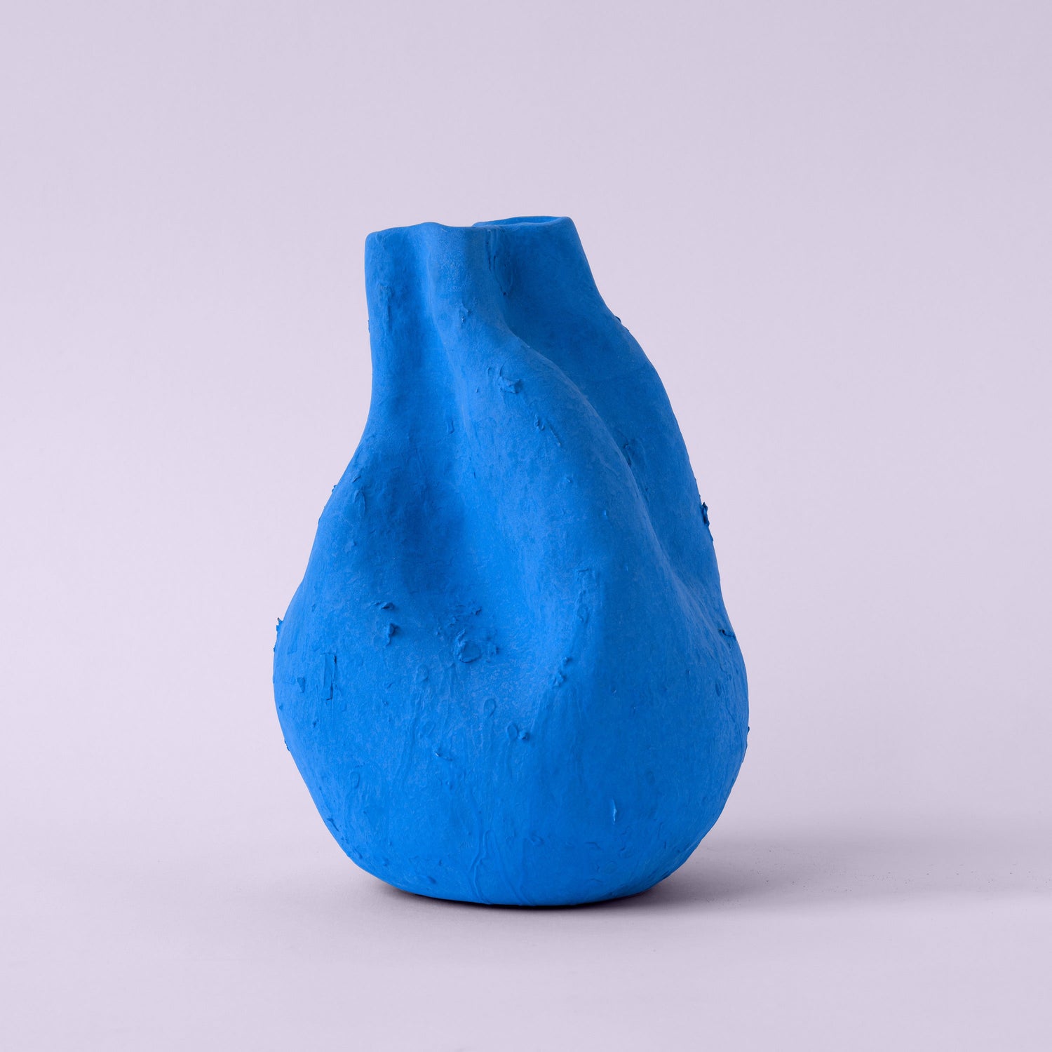Vivee Home Alexis Matte Blue Porcelain Vase