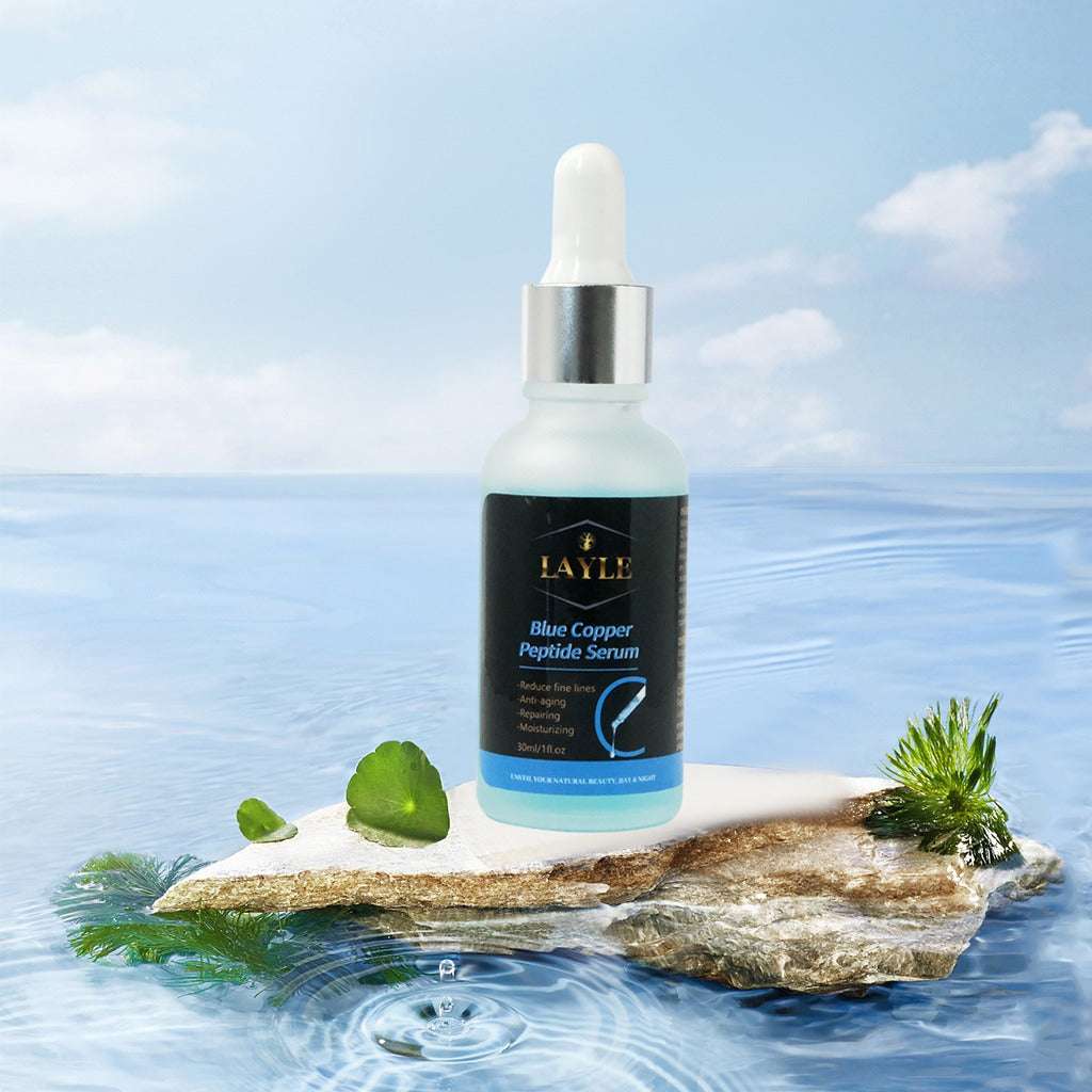 LAYLEBEAUTY Blue Copper Peptide Serum – The Ultimate Skin Rejuvenator 💙