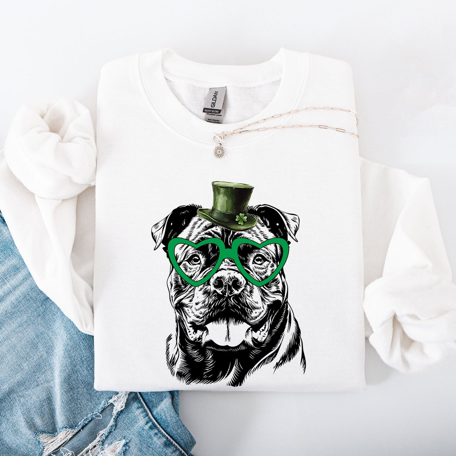 Cane Corso, Adorable Dog, St Patrick's Day, Lucky, Irish Sweatshirt