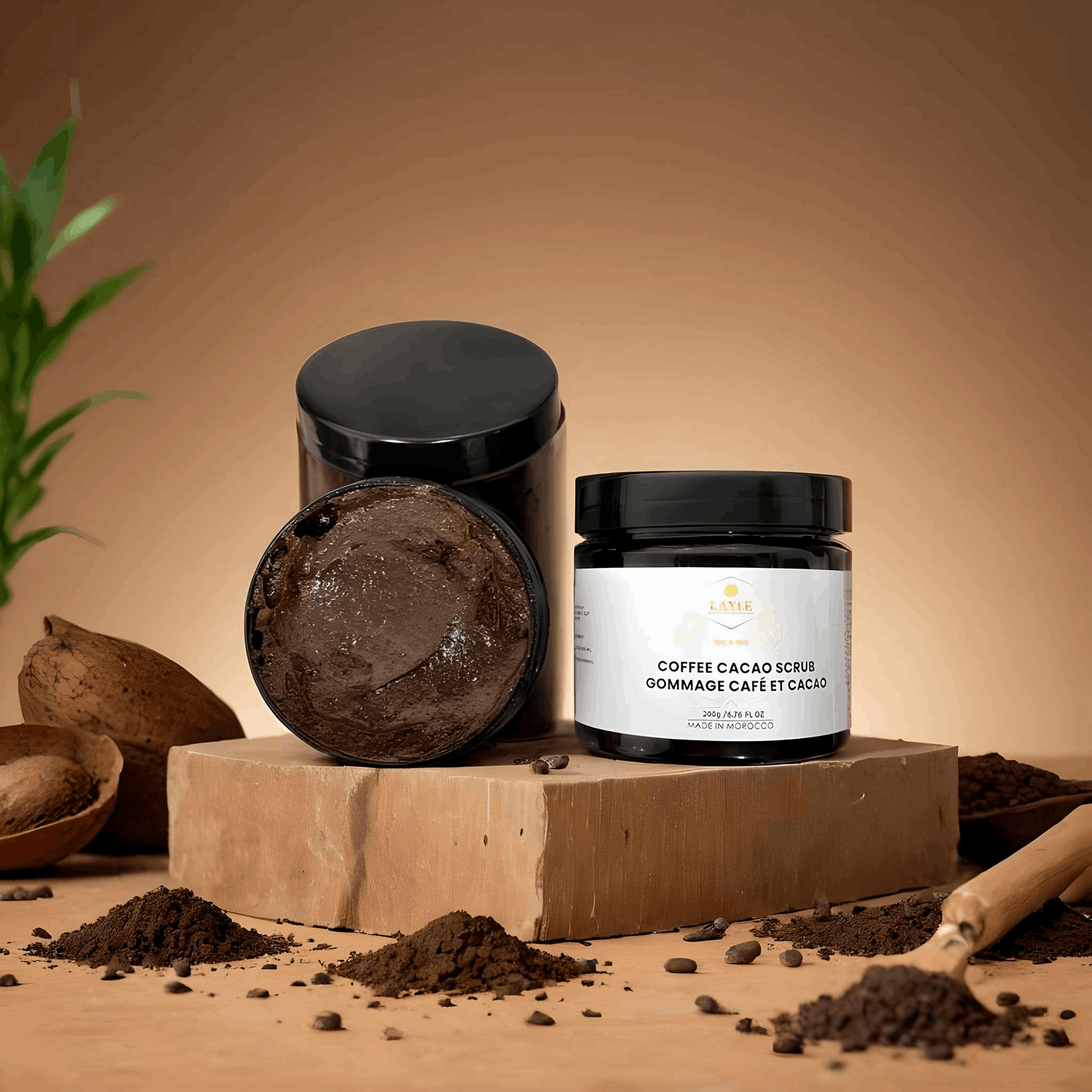 LAYLEBEAUTY Coffee Cacao Scrub – Energize & Revitalize Your Skin ☕🍫