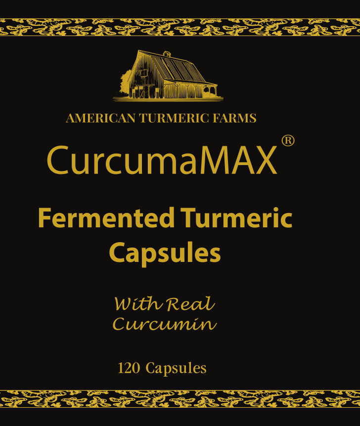 CurcumaMAX Fermented Turmeric Capsules - Boost Your Vitality with 6X Curcumin - 120 capsules