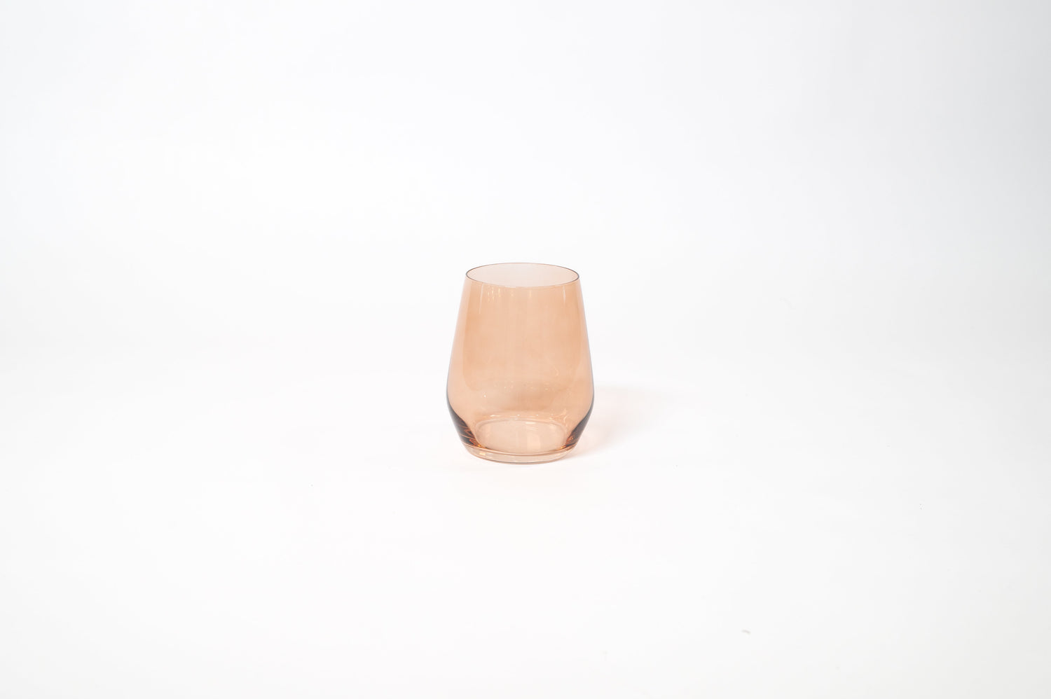 Brown Sugar - Stemless Colored Wine Glass