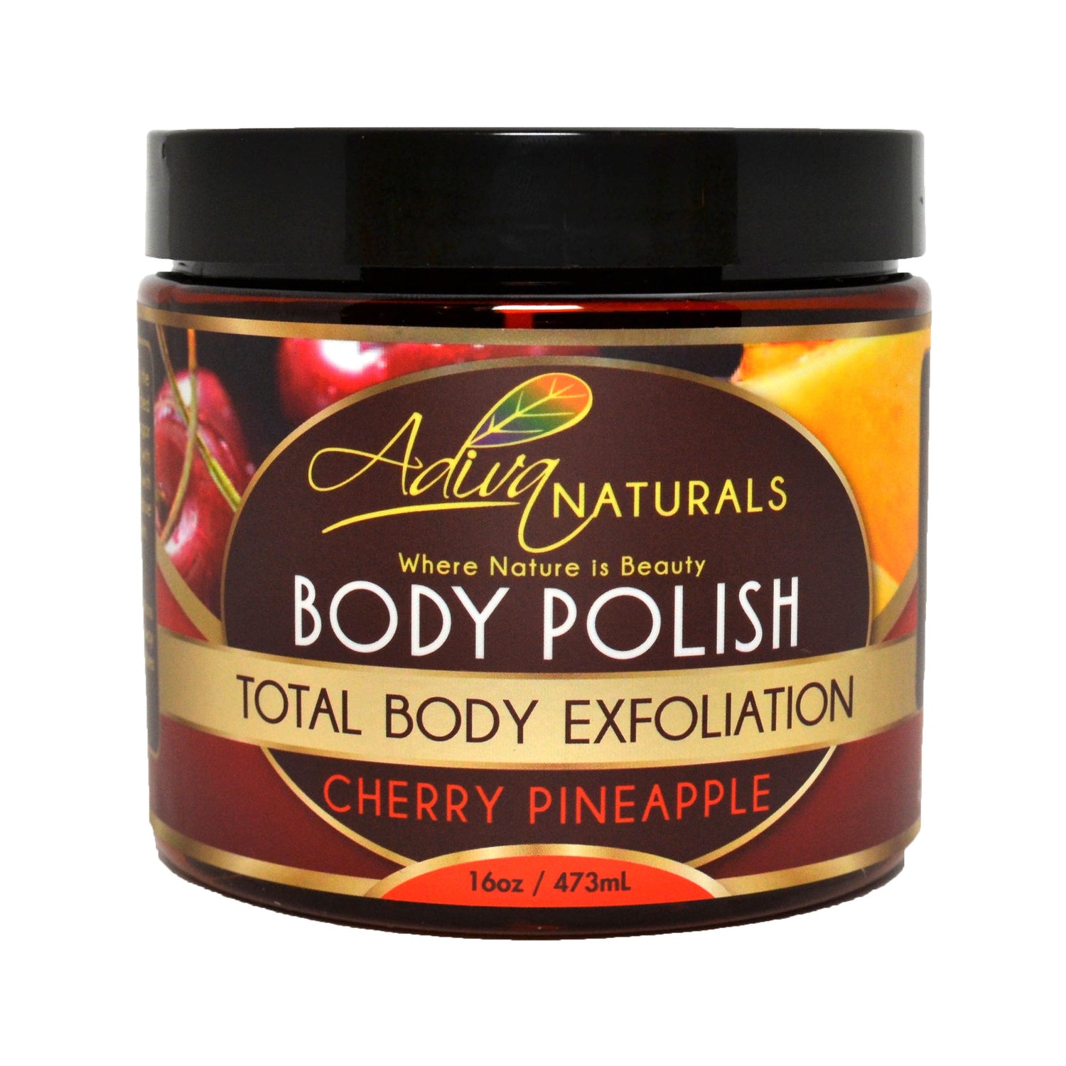 Adiva Naturals Ginger and Sugar Body Polish *Luxe Limited Edition* Cherry Pineapple (Seasonal)