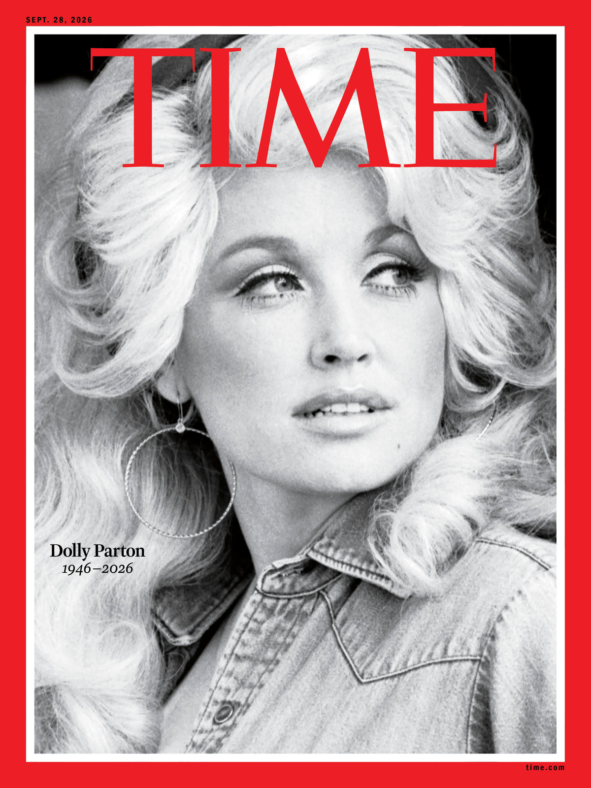 TIME Magazine - 09.28.26 Edition: Dolly Parton 1946-2026