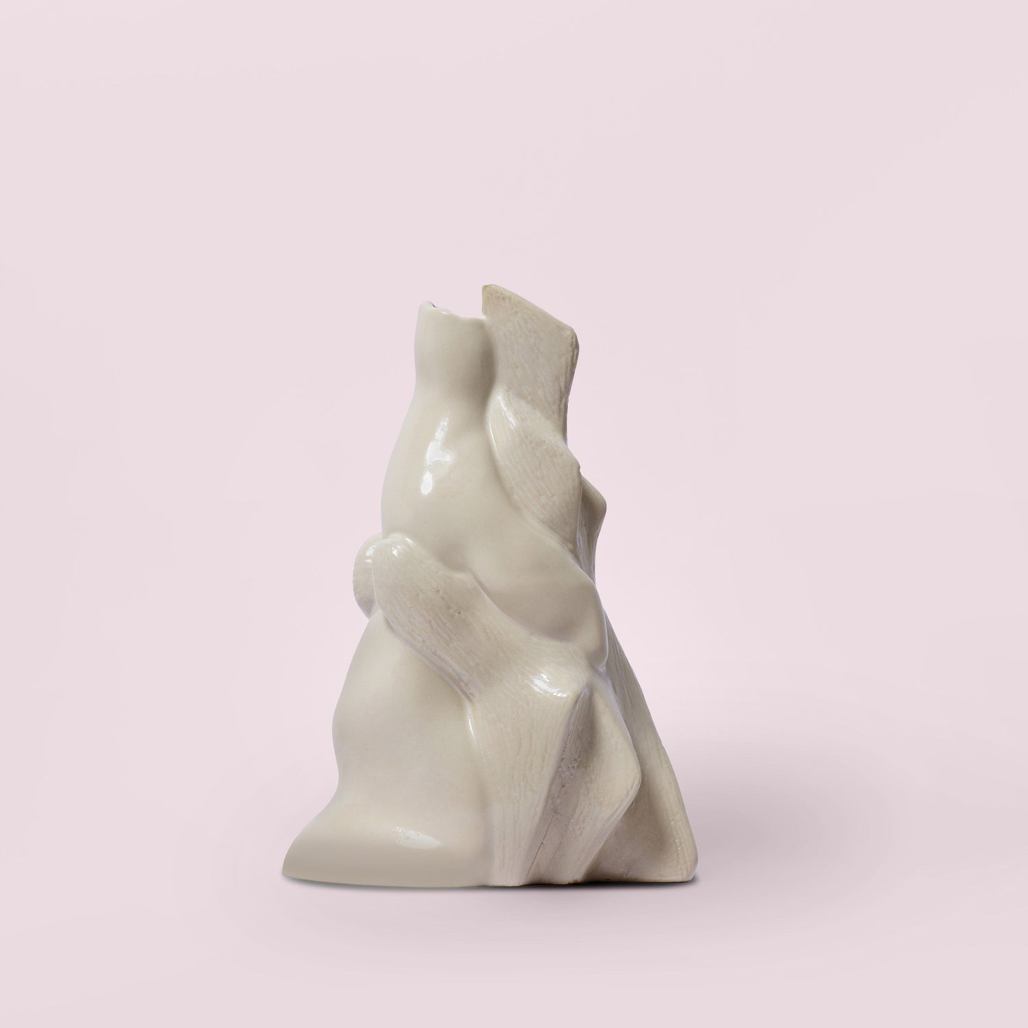 Vivee Home Embracing Unity Recycled Ceramics Vase Beige