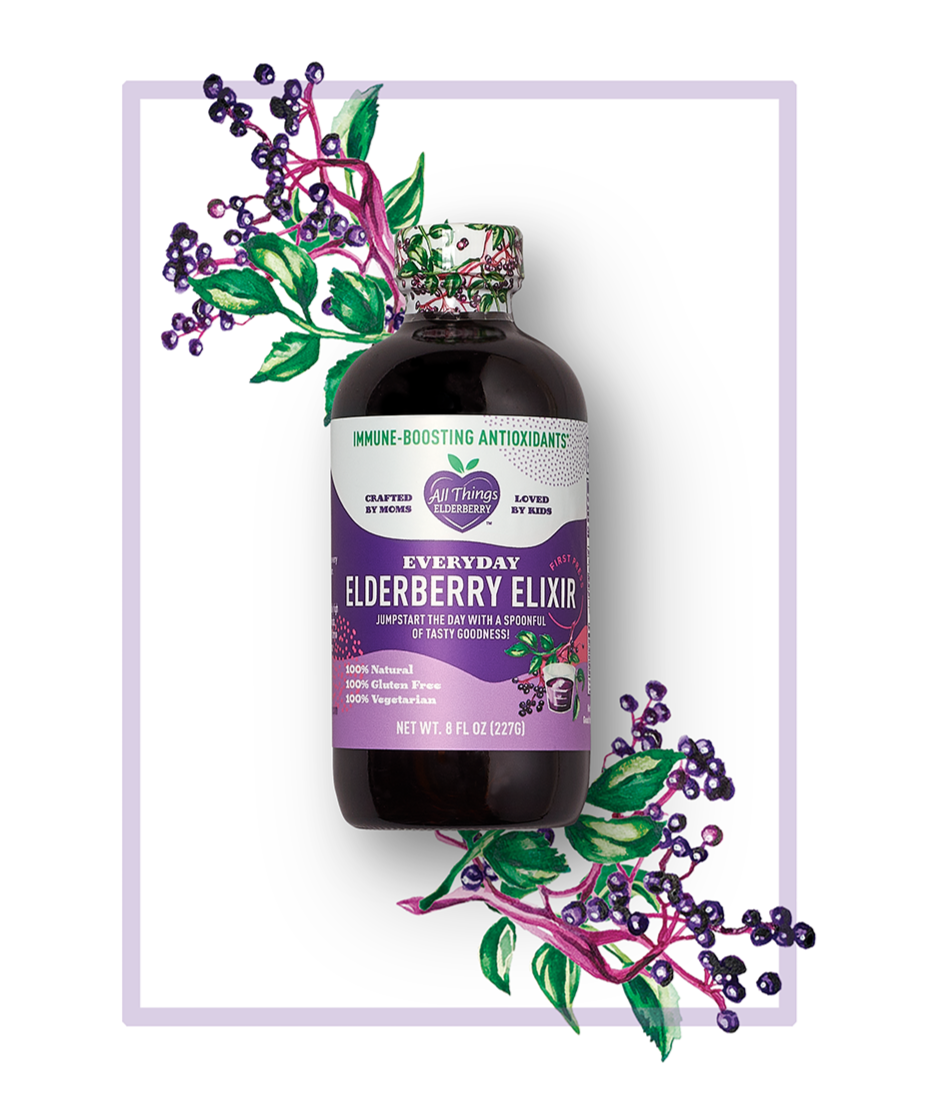 All Things Elderberry Elderberry Elixir Immune Support