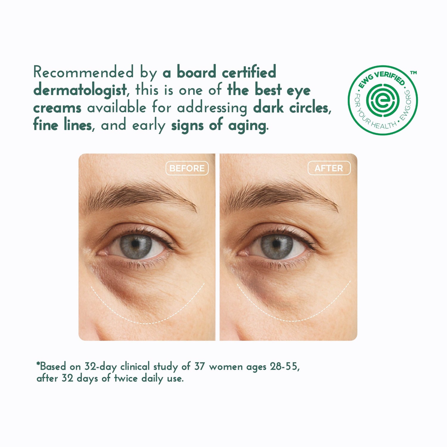 Honest & Pure Eye & Neck Cream for Dark Circles and Wrinkles