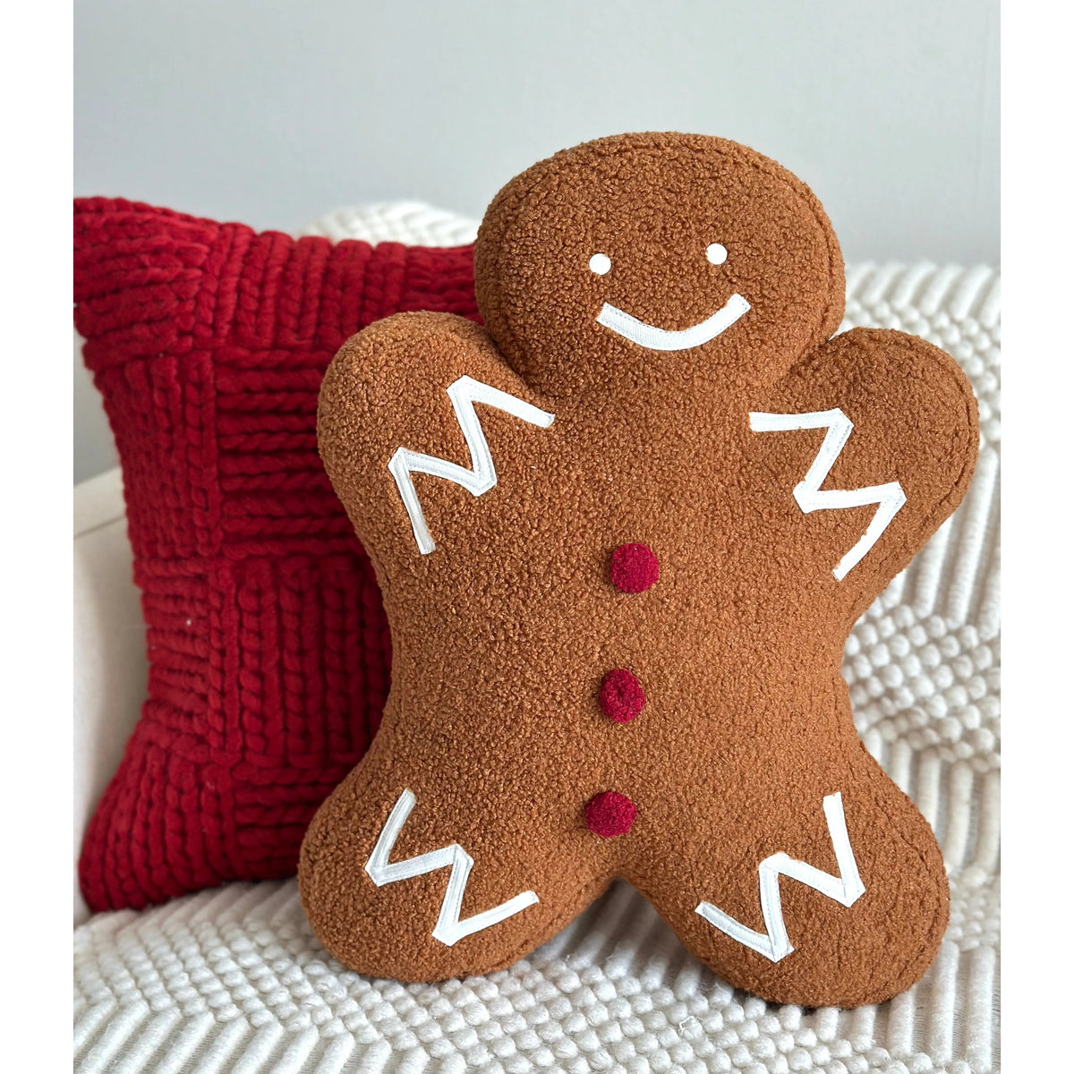 Mr. Gingerbread Pillow PREORDER